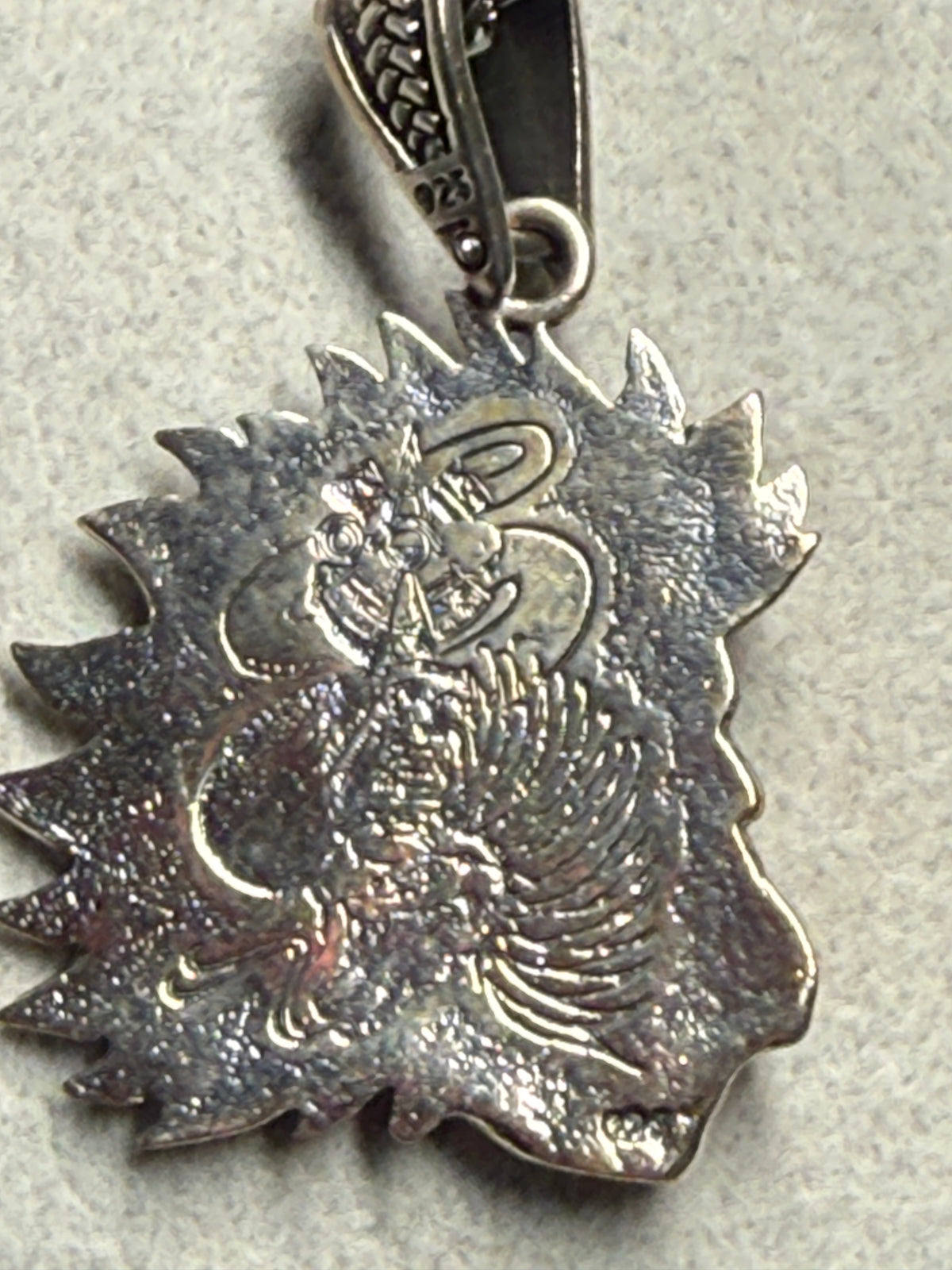 Quetzalcoatl Pendant, Sterling Silver, 925, Kukulkan, Aztec, Mayan, Mexican #Xb10