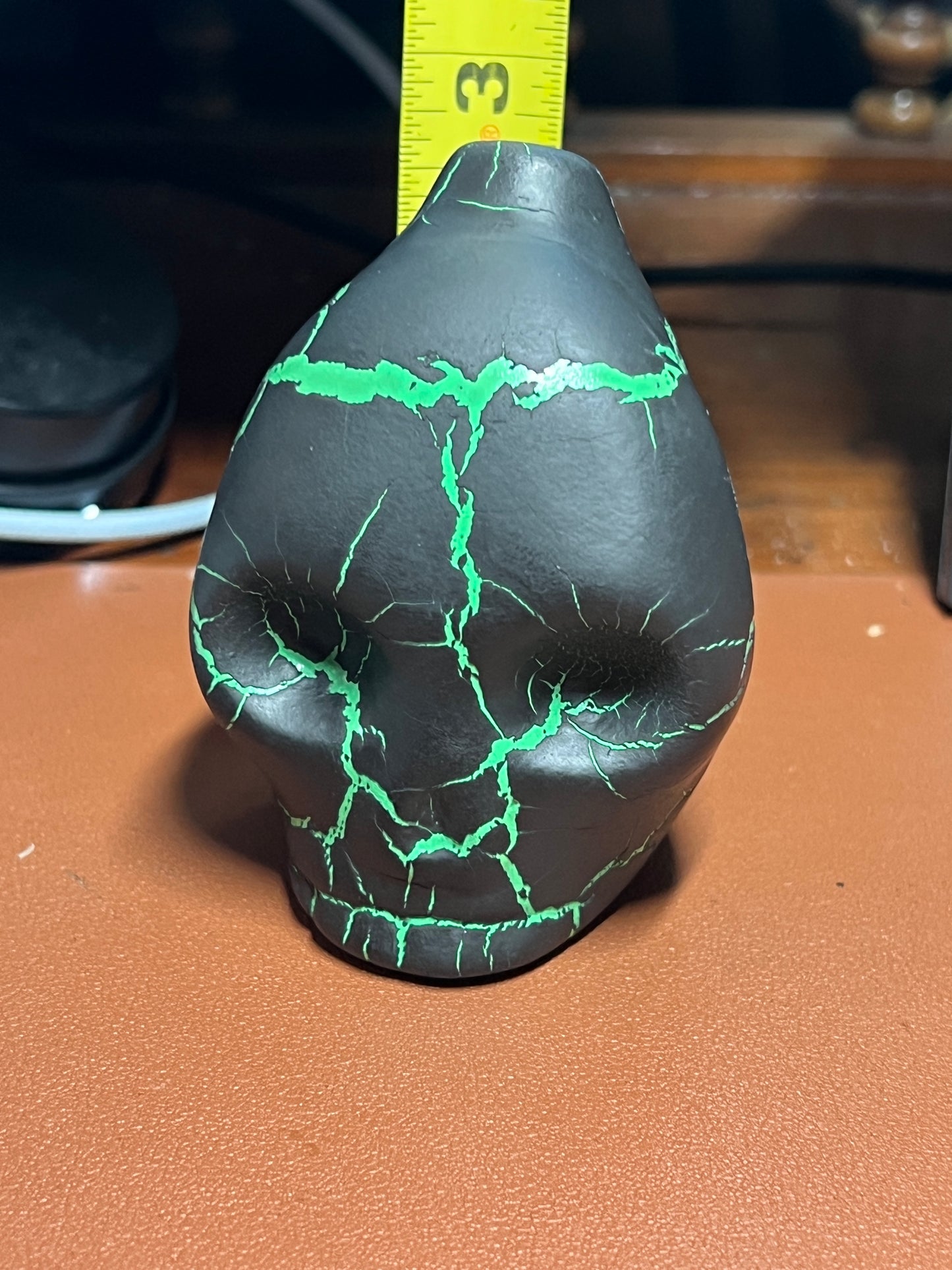 Aztec Death Whistle Mictlantecuhtli Skull Instrument Loudest Whistle Human Sounding Screams Green Lightning
