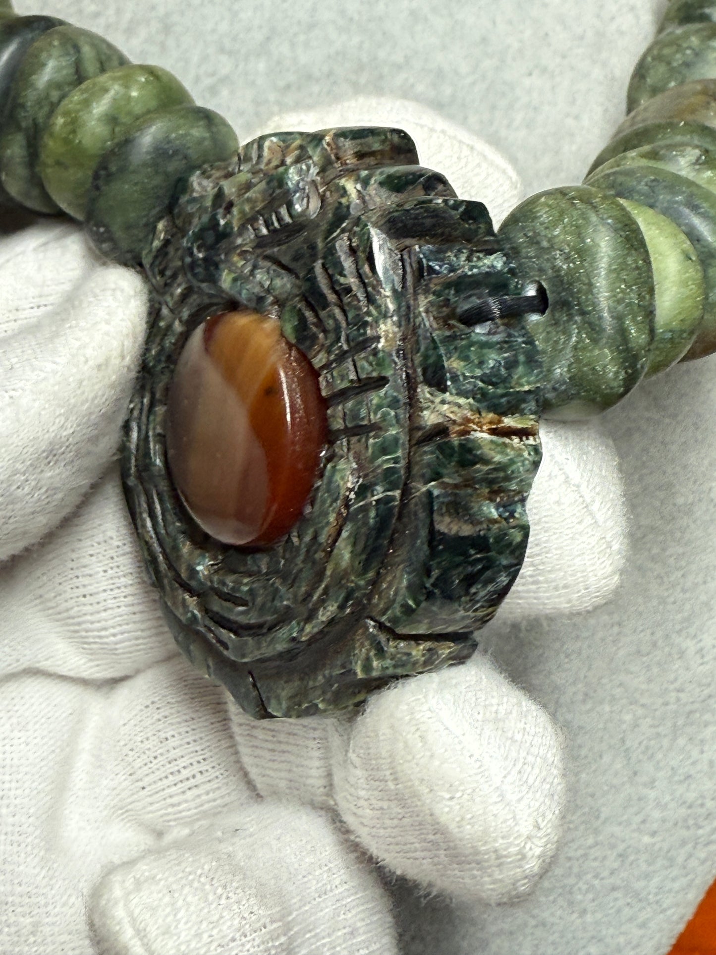 Aztec Quetzalcoatl Feathered Serpent, Kukulkan Mayan Plumed Dragon, Natural #41