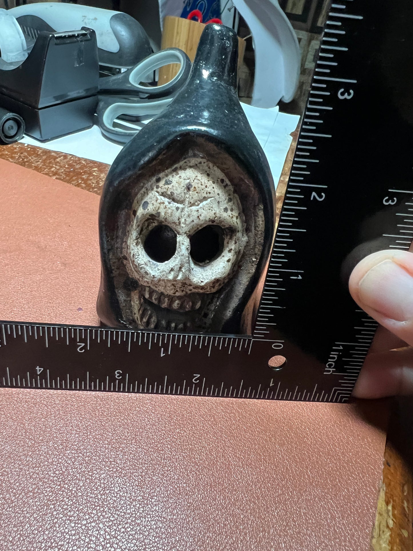 Santa Muerte Death Whistle Grim Reaper, Angel of Death, Mexico (NE)