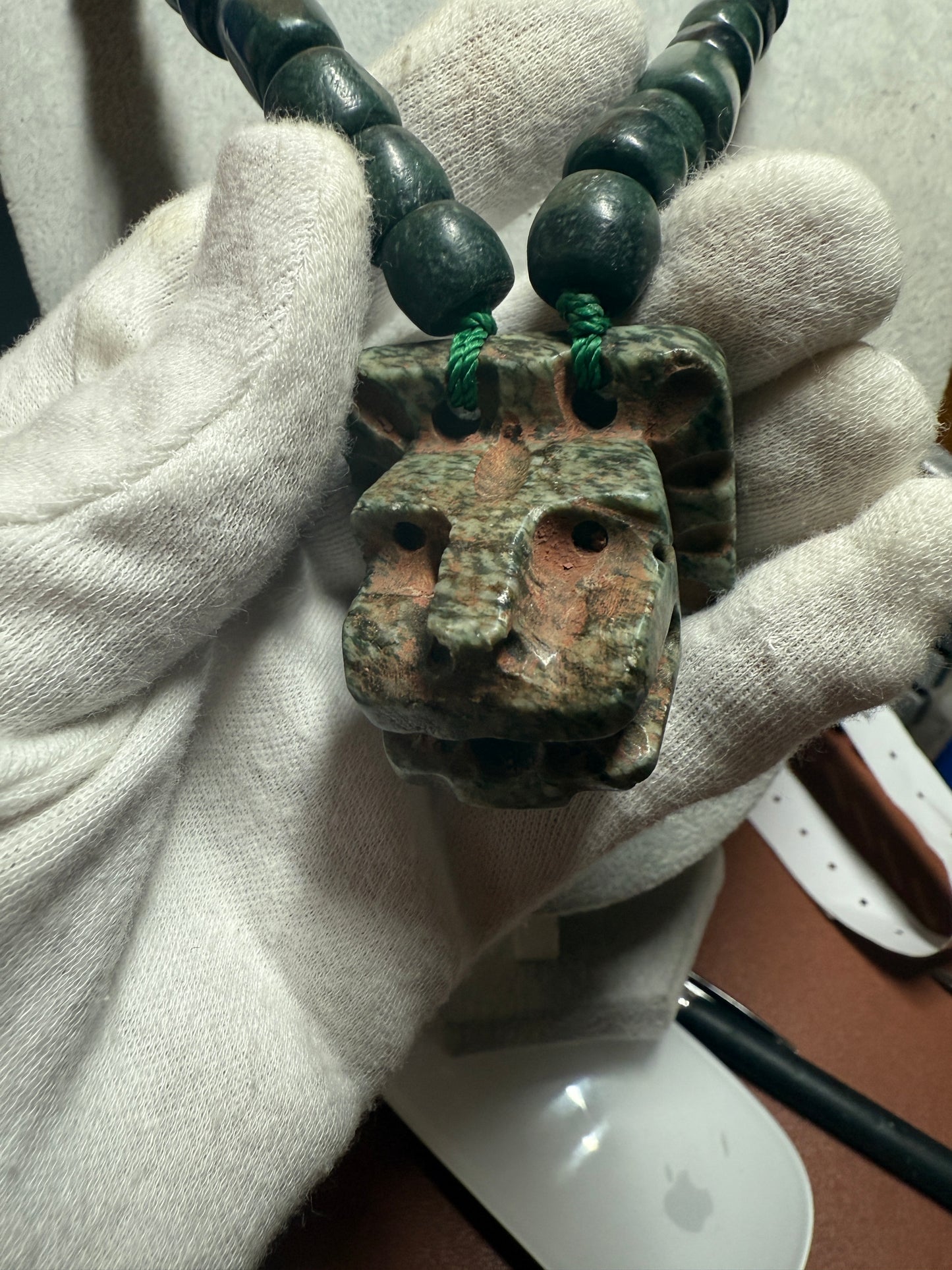 Serpentine Quetzalcoatl Feathered Serpent Necklace, Kukulkan Mayan Plumed Serpent Necklace Maya, Aztec, Mexica, Plumed Serpent, Dragon #39