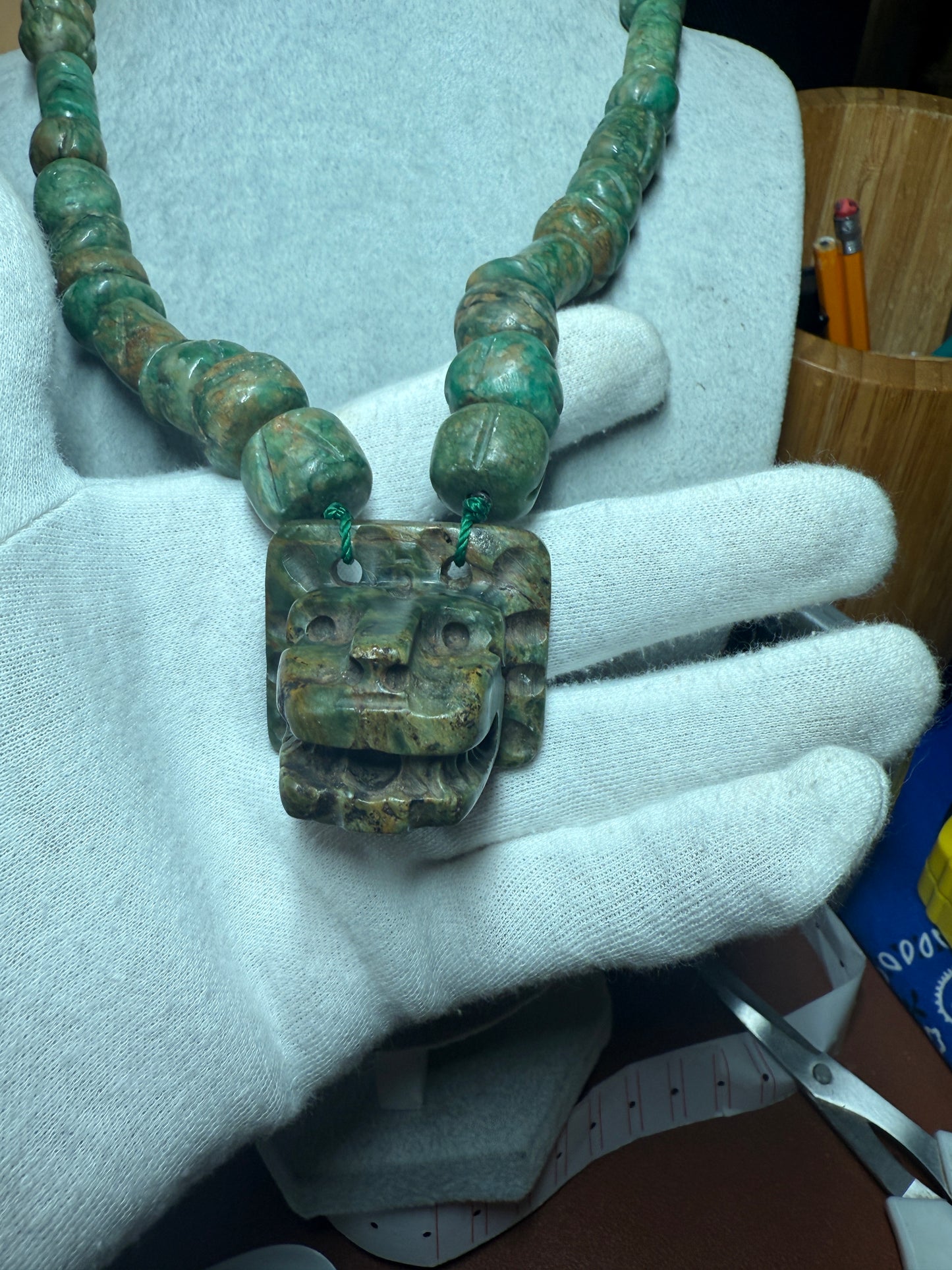 Serpentine Quetzalcoatl Feathered Serpent Necklace, Kukulkan Mayan Plumed Serpent Necklace Maya, Aztec, Mexica, Plumed Serpent, Dragon #40