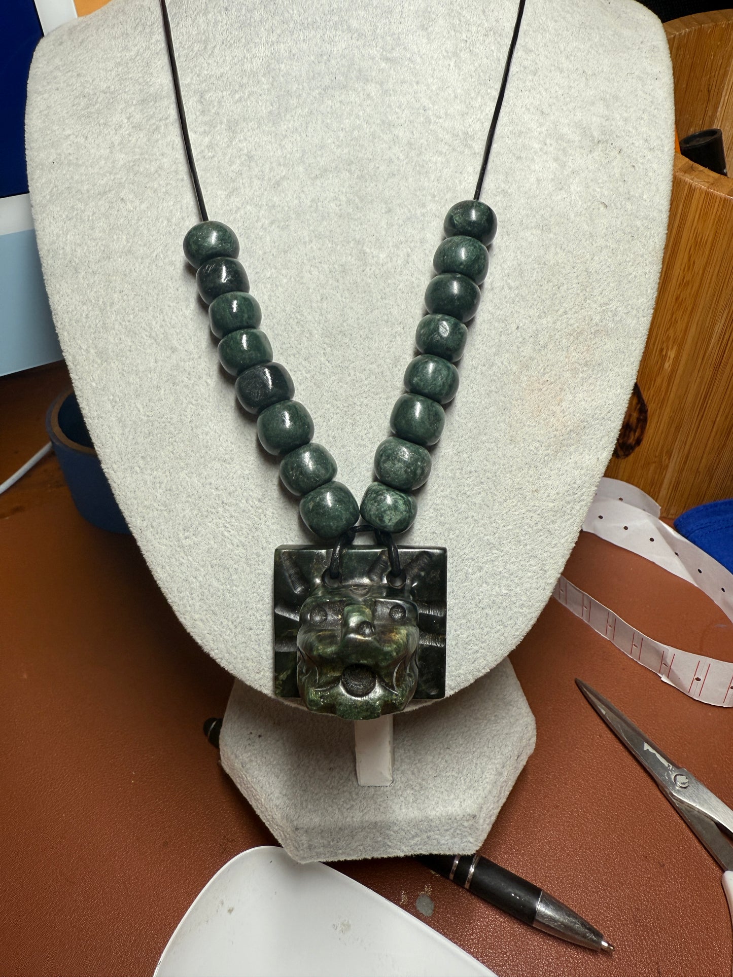 Serpentine Quetzalcoatl Feathered Serpent Necklace, Kukulkan Mayan Plumed Serpent Necklace Maya, Aztec, Mexica, Plumed Serpent, Dragon #39