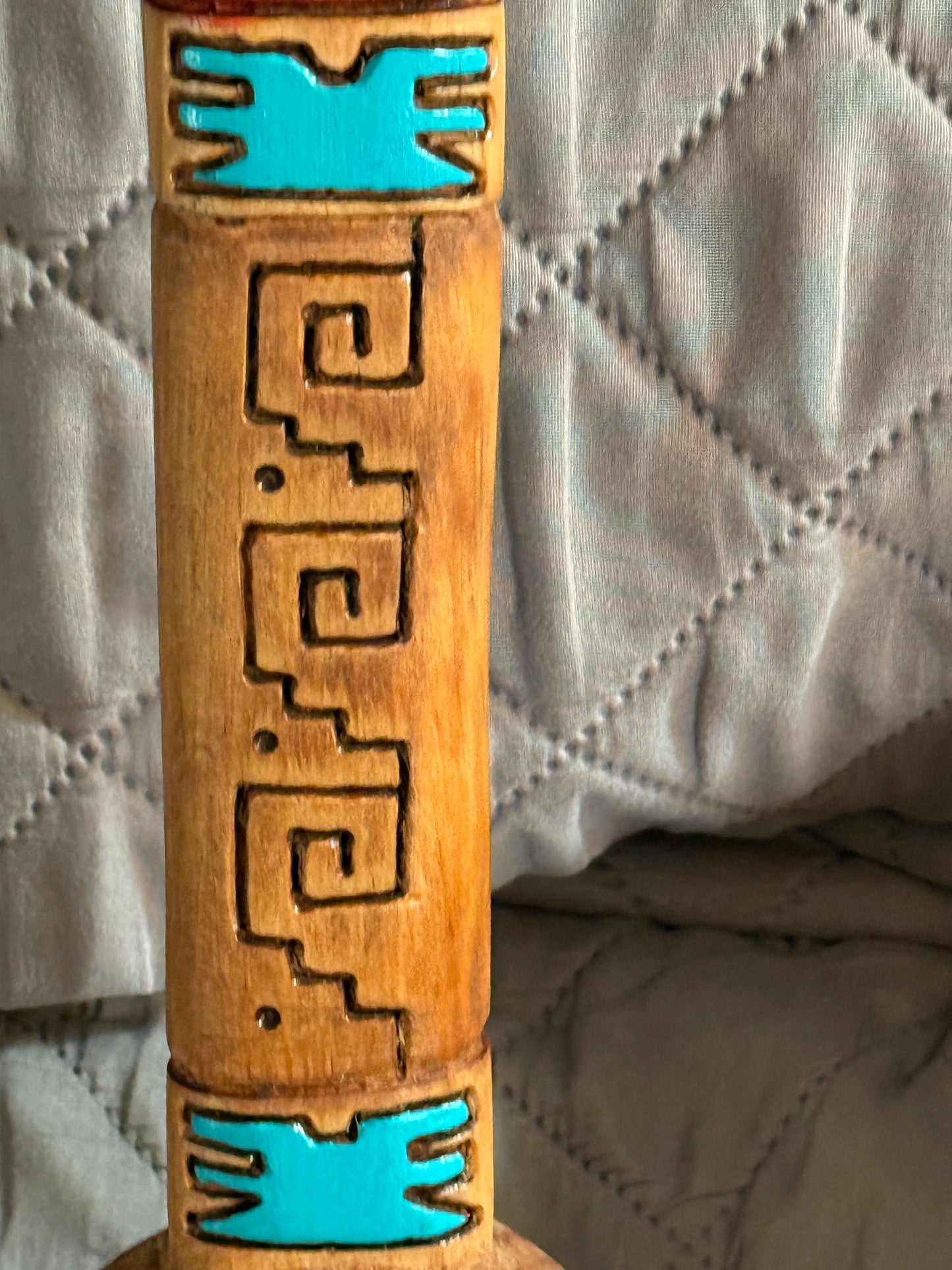Mictlantecuhtli Death Disk Aztec Ollin Macuahuitl Warrior Sword War Club, 31.5"
