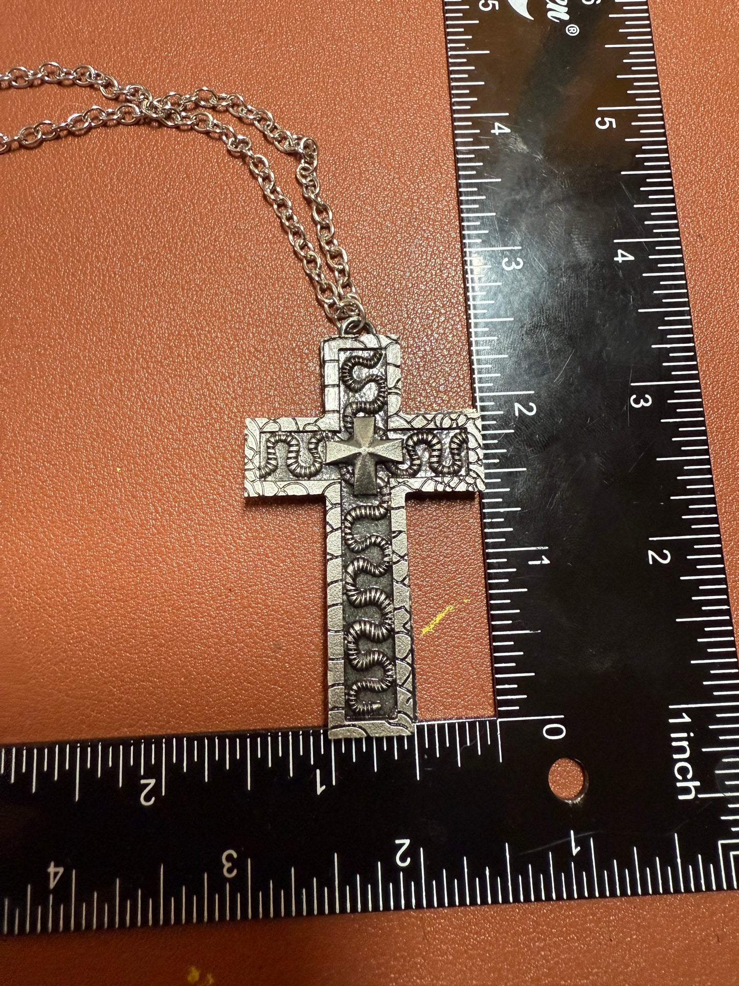 THANOS Squid Game Necklace Game, Cross-shaped necklace with secret compartment (NE)