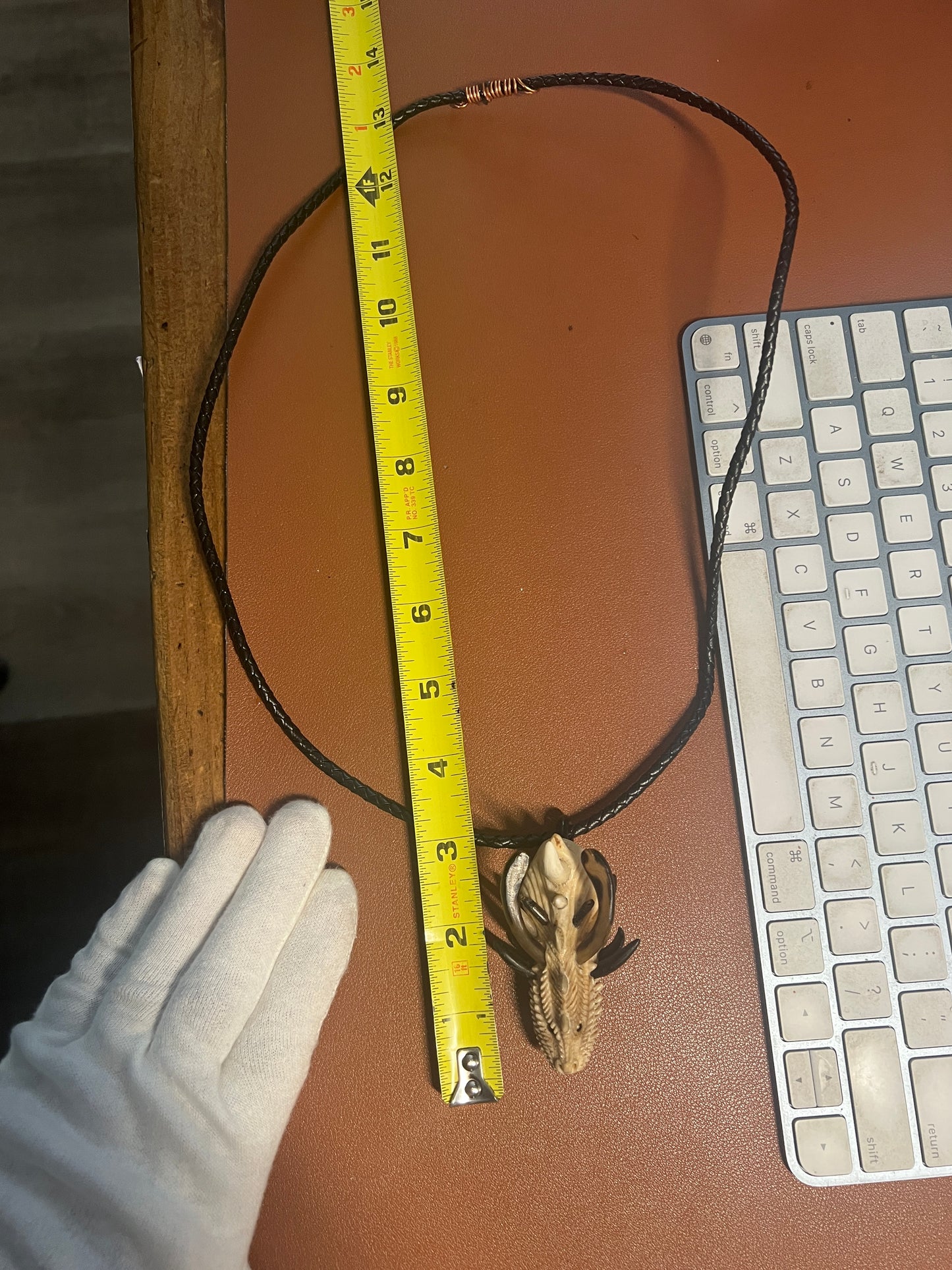 Quetzalcoatl Kukulkan Mexican Dragon, Antler, Teeth, Bull Hand Made Rare Only 1