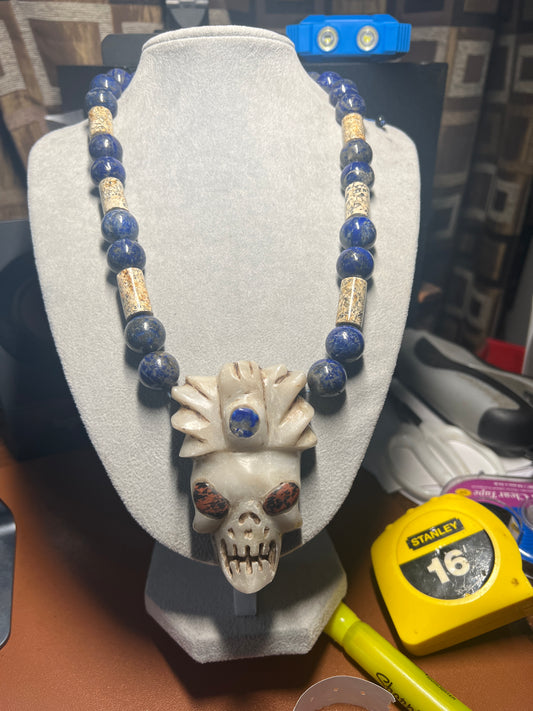 Extra Terrestrial Alien UFO Pendant Necklace, Made Mexico, Handmade (#35)