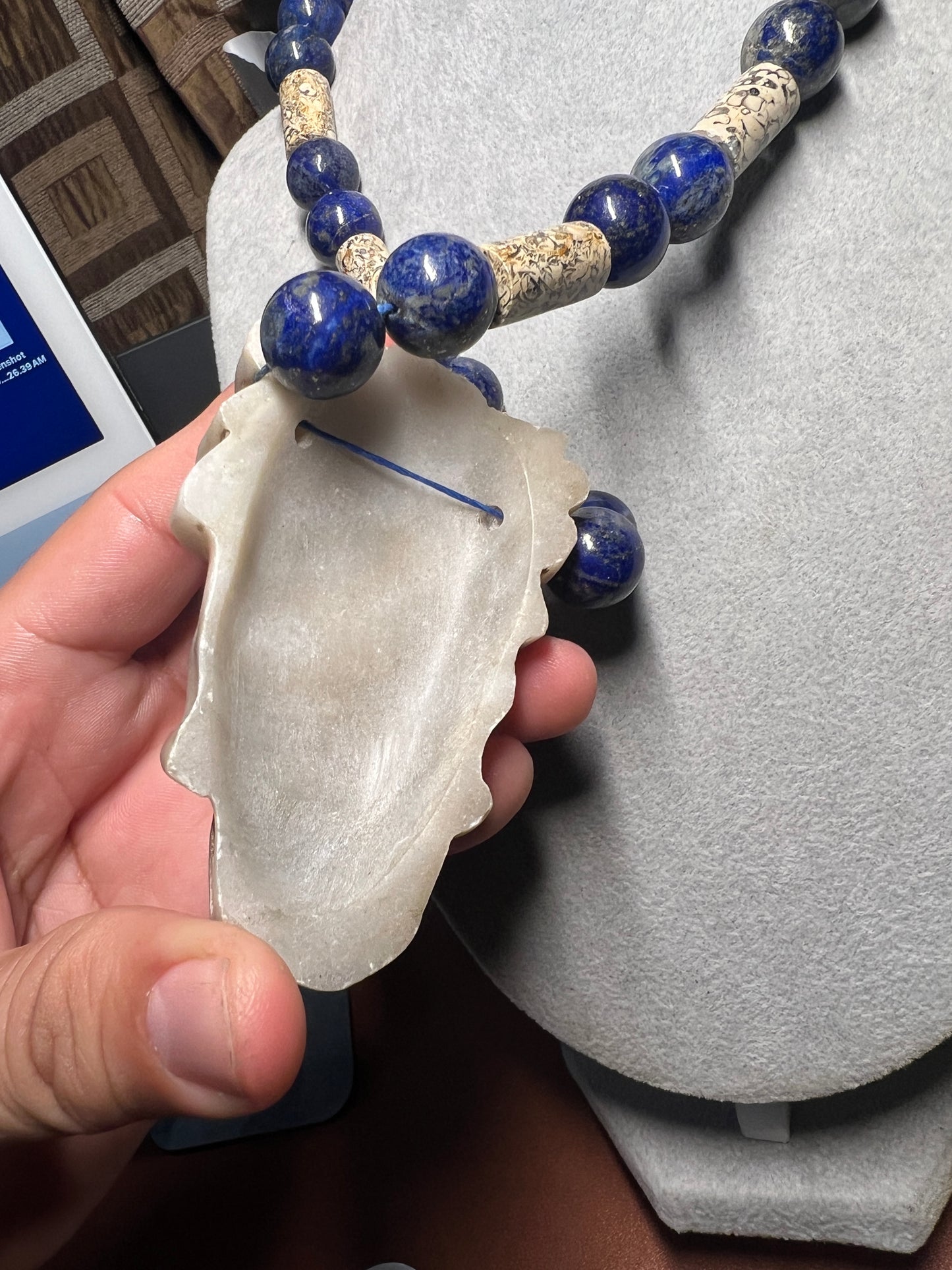 Extra Terrestrial Alien UFO Pendant Necklace, Made Mexico, Handmade (#35)