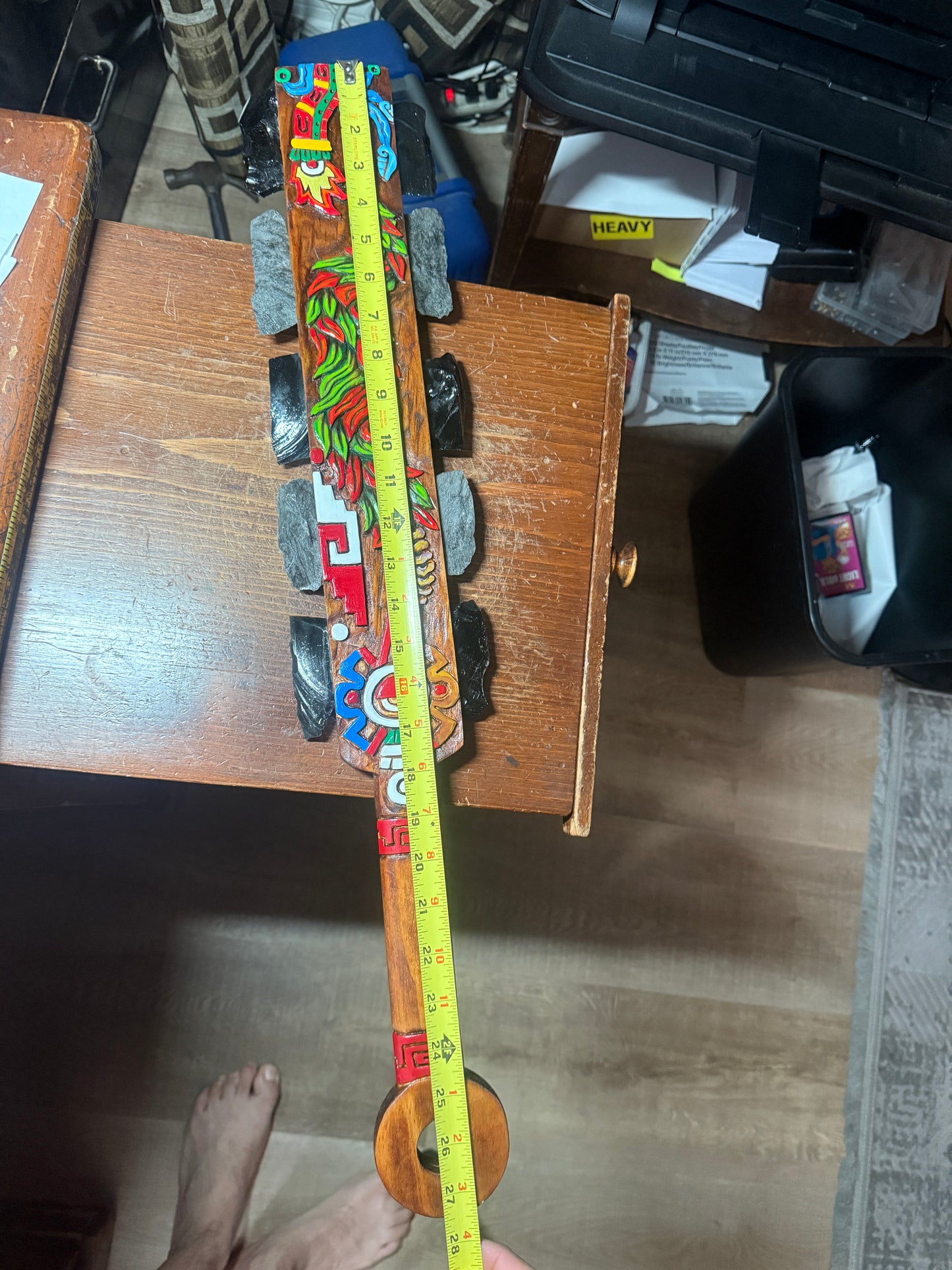 Alt Tlachinoli Ollin Quetzalcoatl Aztec Macuahuitl Mexican Warrior Sword War Club