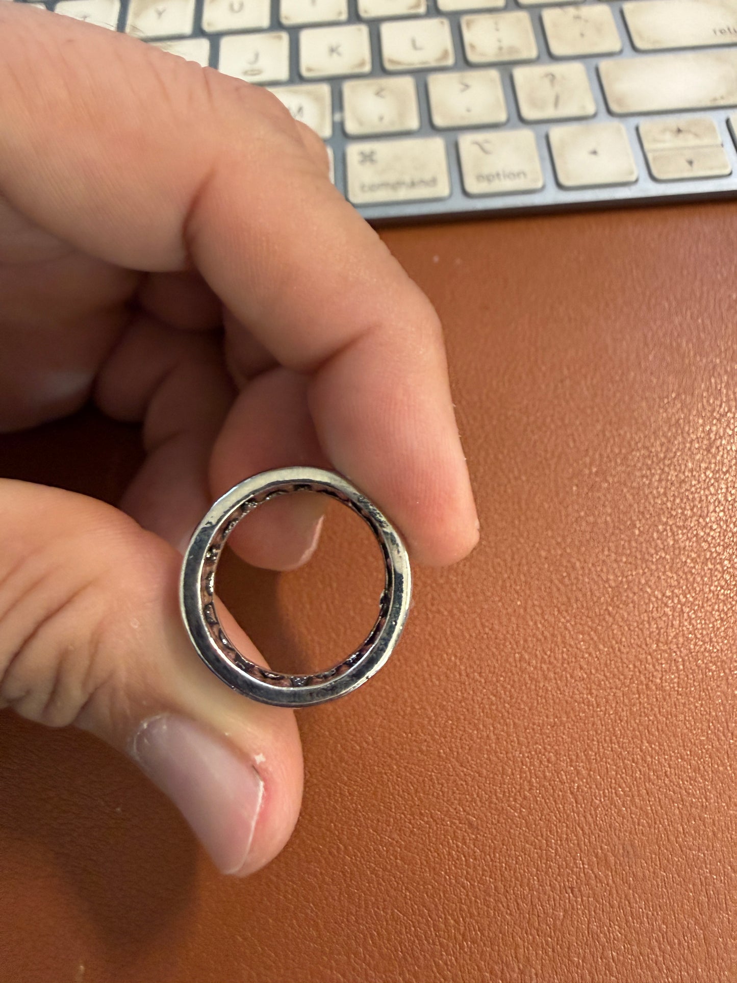 Aztec Tzompantli Mictlantecuhtli Skull Rack Band Ring, Death, Gothic, Dead (storage #8)