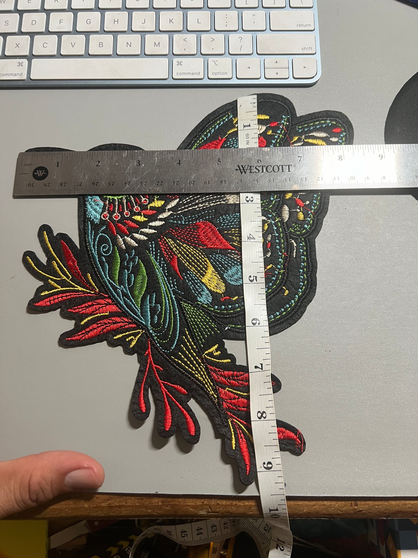 Large Hummingbird Patch, Huitzilopochtli, (aka Uitzilopochtli, Xiuhpilli), Aztec god of Sun and war, Mexica, Totec, iron on Patch, patches (#27)