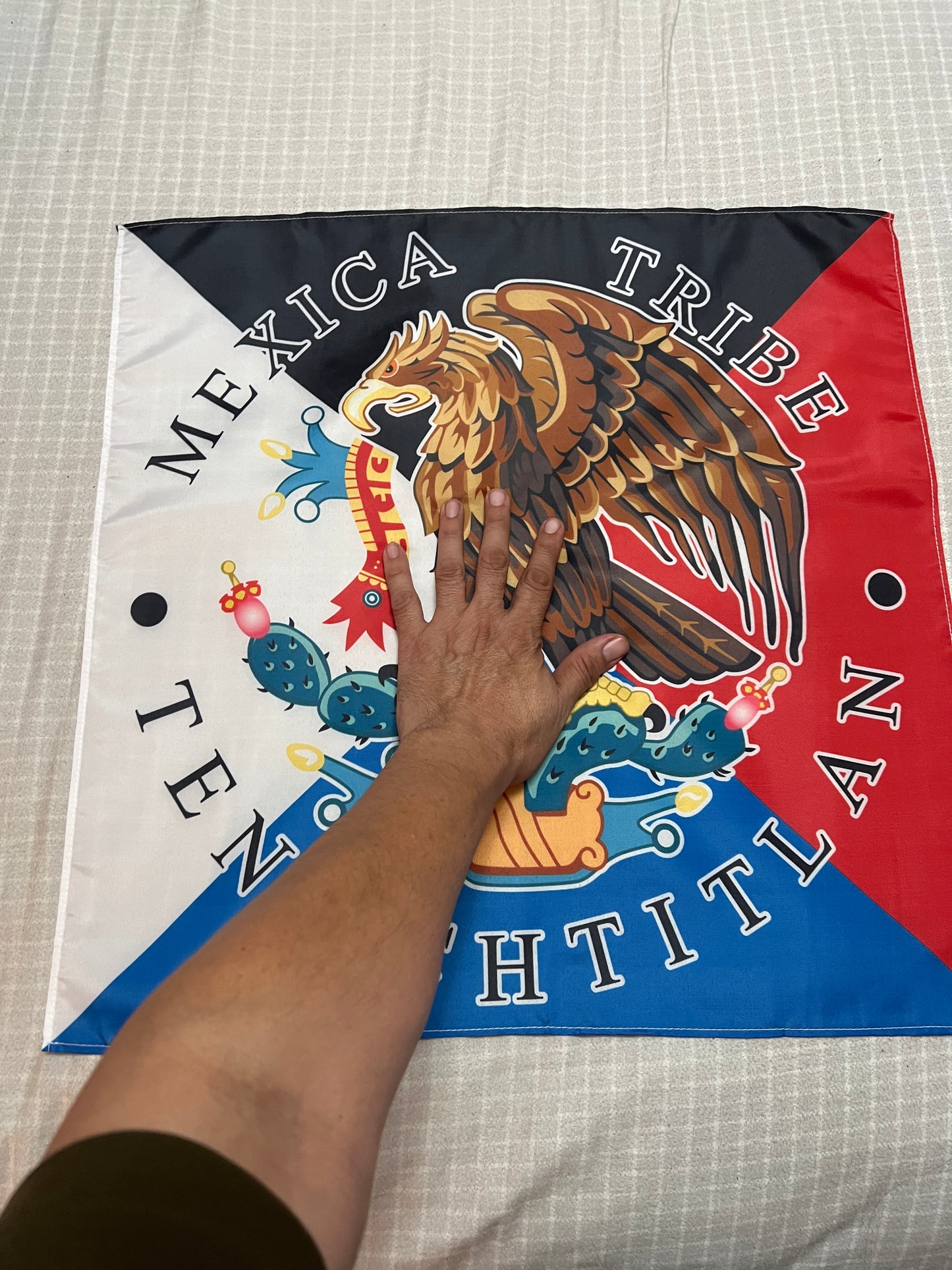 Mexica Tribe Tenochtitlan Bandanna Panuelo Hankerchief Mexica Tribe Aztec Mexico