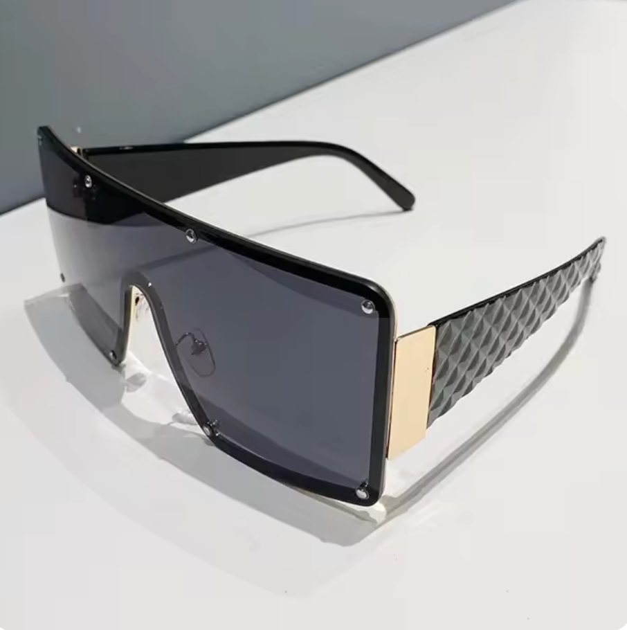 Fashion Large Frame Sunglasses Female Wide Rimmed Sun Glasses Movie Star Hip Hop