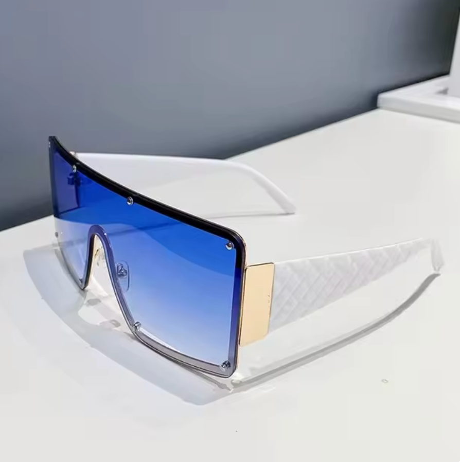 Fashion Large Frame Sunglasses Female Wide Rimmed Sun Glasses Movie Star Hip Hop