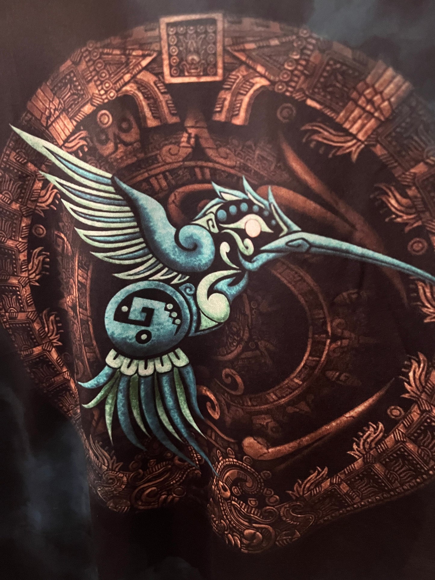Hummingbird Huitzilopochtli Mexica Tribe T's T-Shirts, Polyester-Spandex Blend, Silky Smooth