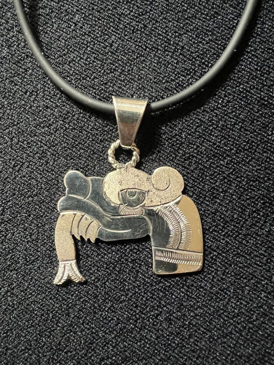 Coatl Aztec Snake Mexica Serpent symbol for water, selflessness and humility, Sterling Silver Pendant day signs pendants Necklace, (5)