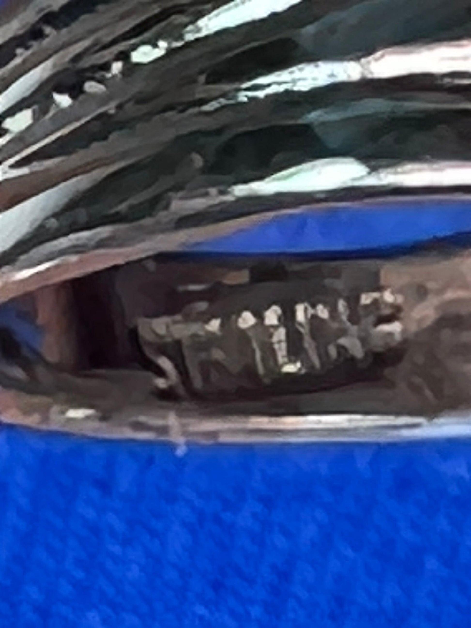 Vintage Sterling Silver Women's Ring with Costume Diamonds