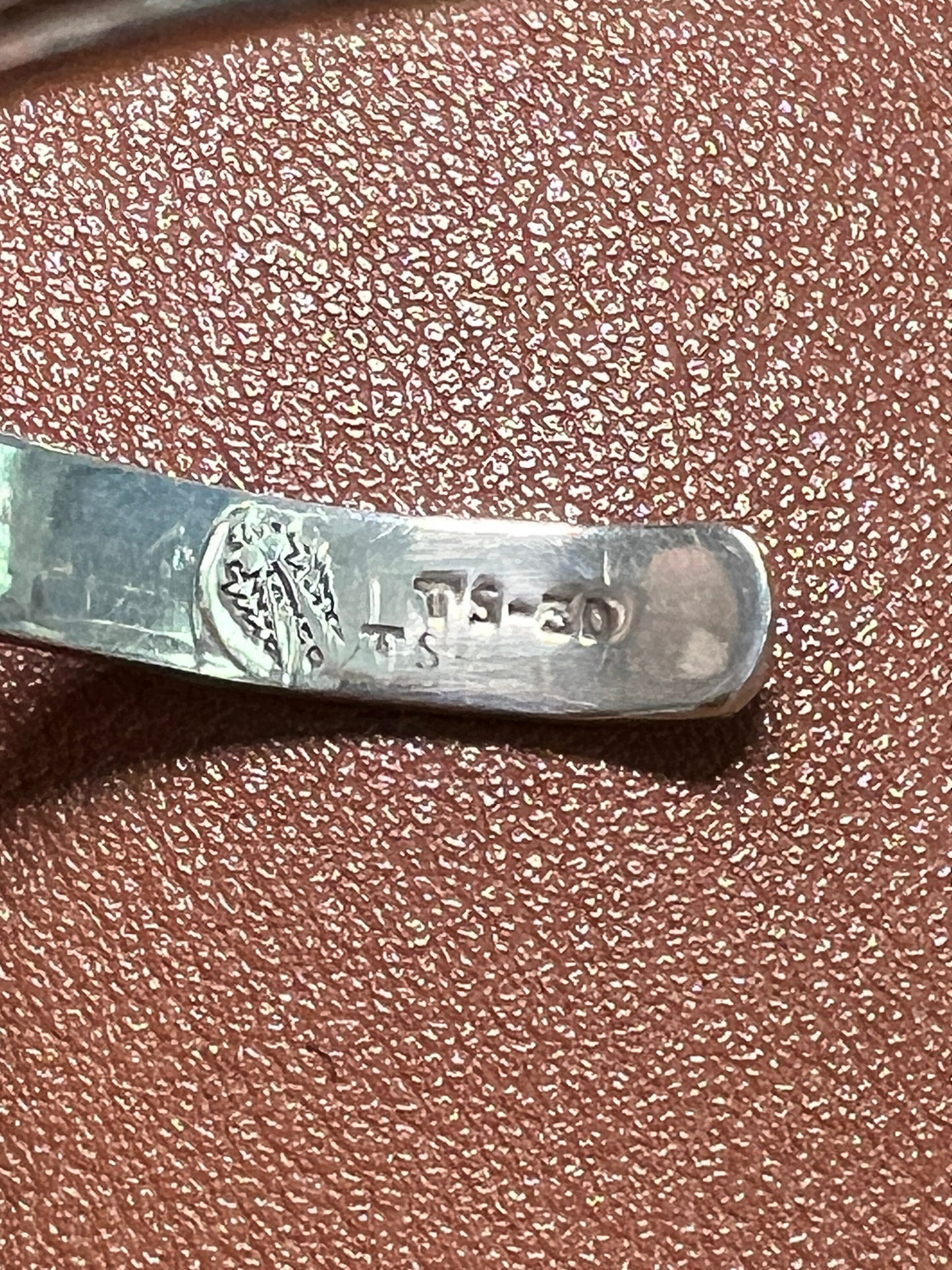 Women's Sterling Silver Wrist Cuff Bangle, Mexico 925, Vintage (#1)