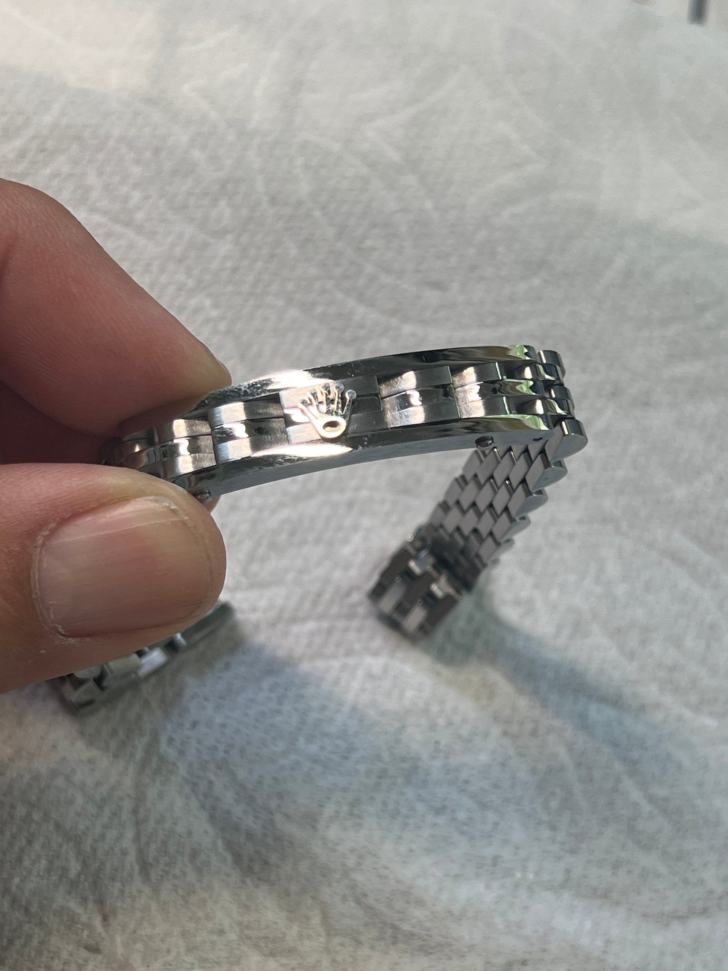 Fashion Mens 8MM Stainless Steel Chain Crown Bracelets for Women Unisex Wrist Jewelry Punk Metal Hip Hop Couple Jewelry (#5)