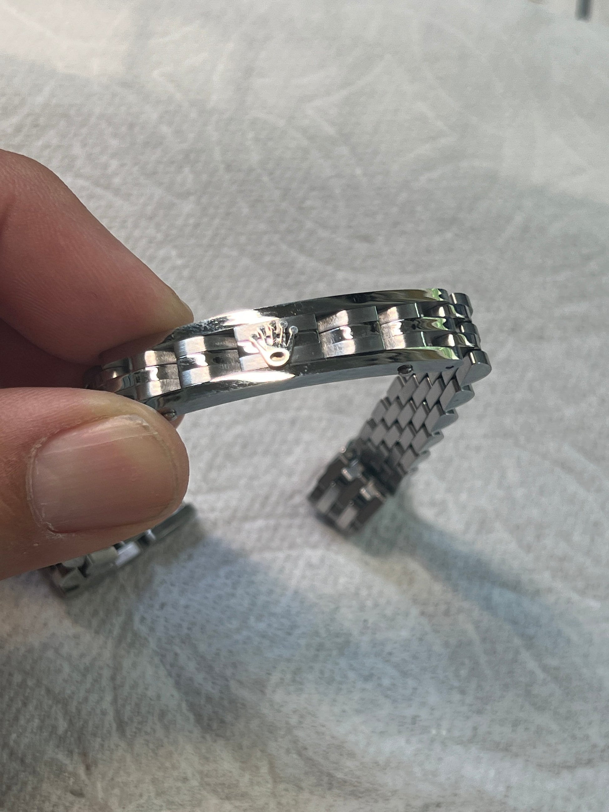 Fashion Mens 8MM Stainless Steel Chain Crown Bracelets for Women Unisex Wrist Jewelry Punk Metal Hip Hop Couple Jewelry (#5)