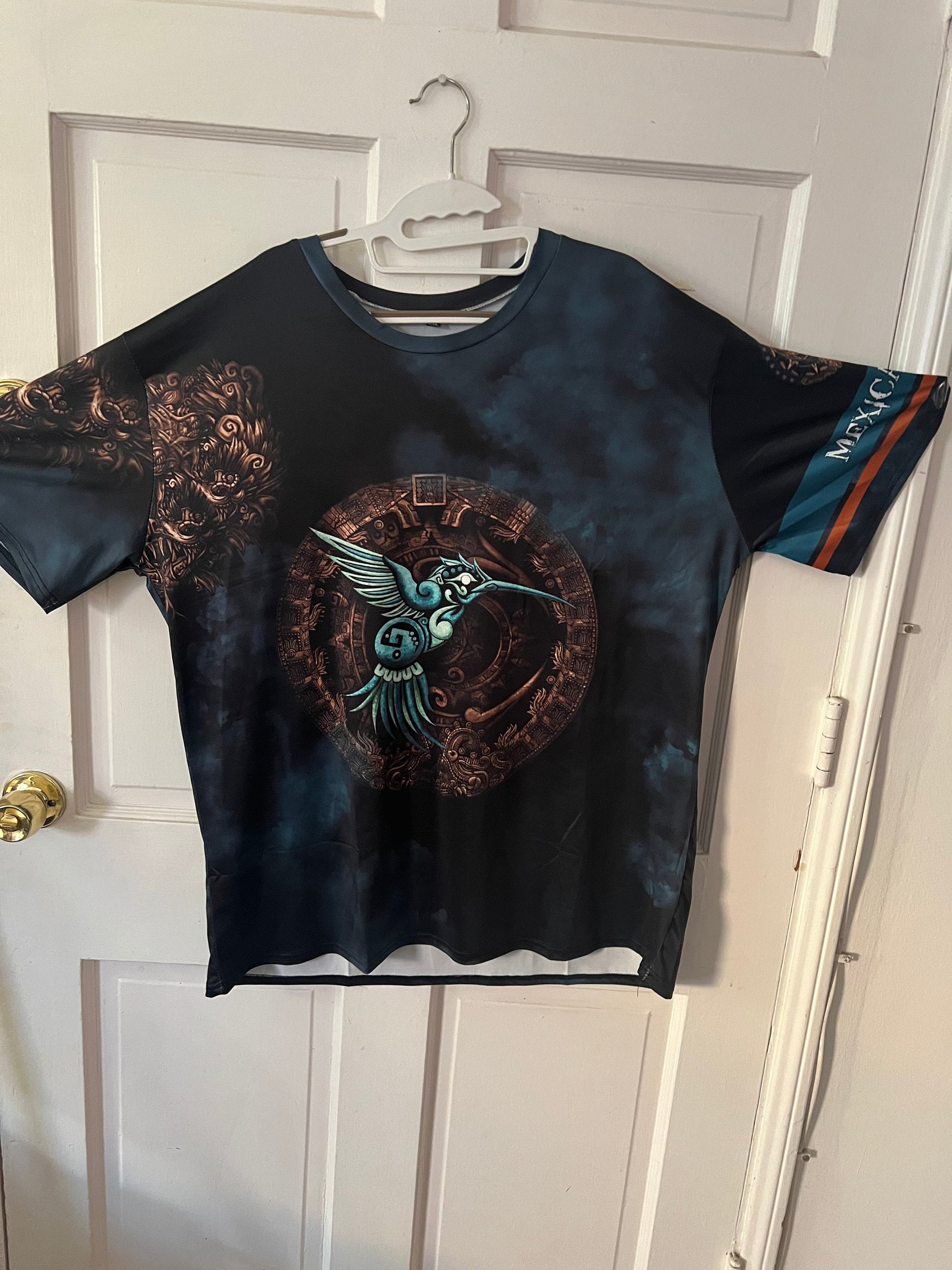 Hummingbird Huitzilopochtli Mexica Tribe T's T-Shirts, Polyester-Spandex Blend, Silky Smooth