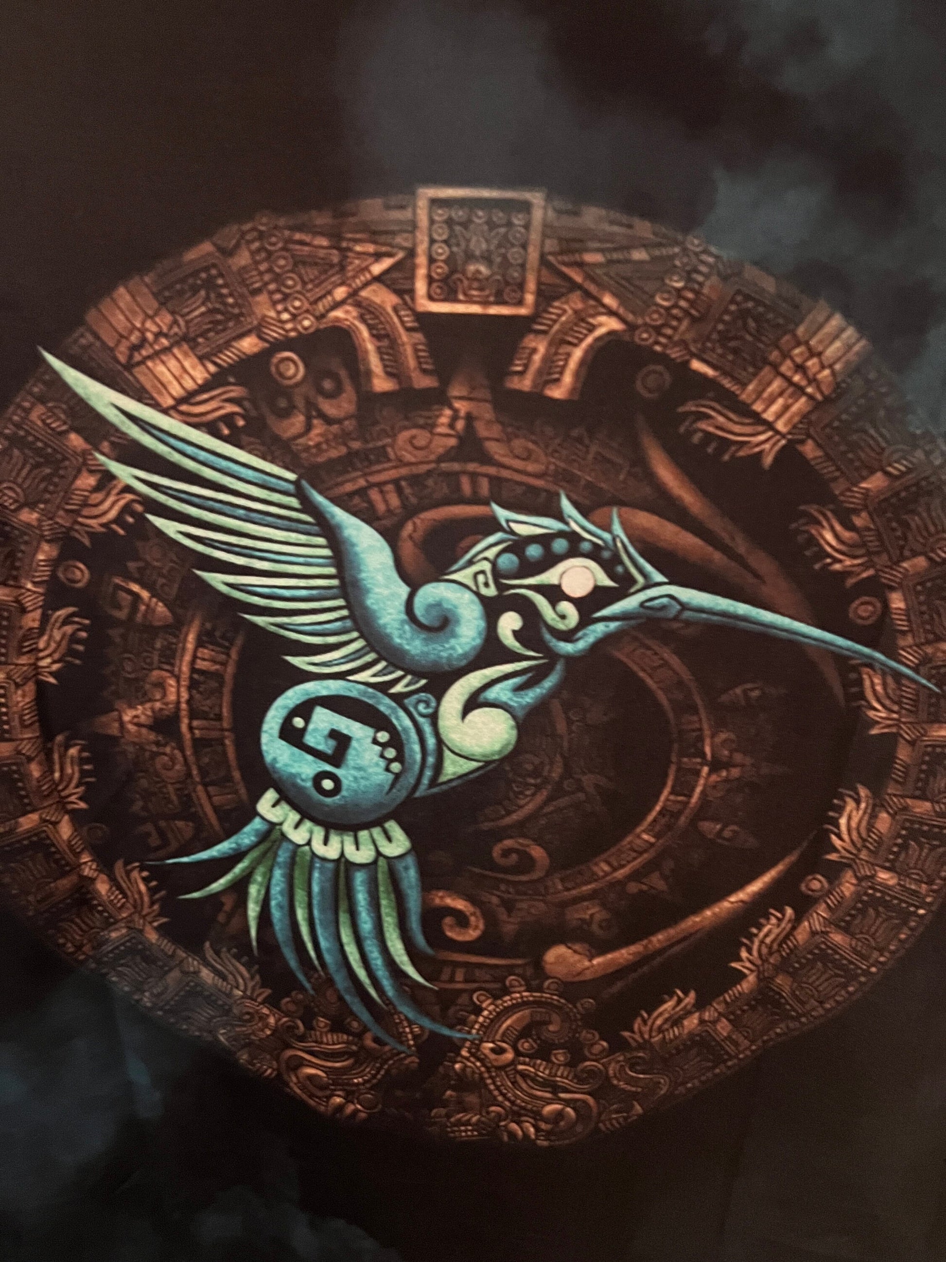 Hummingbird Huitzilopochtli Mexica Tribe T's T-Shirts, Polyester-Spandex Blend, Silky Smooth