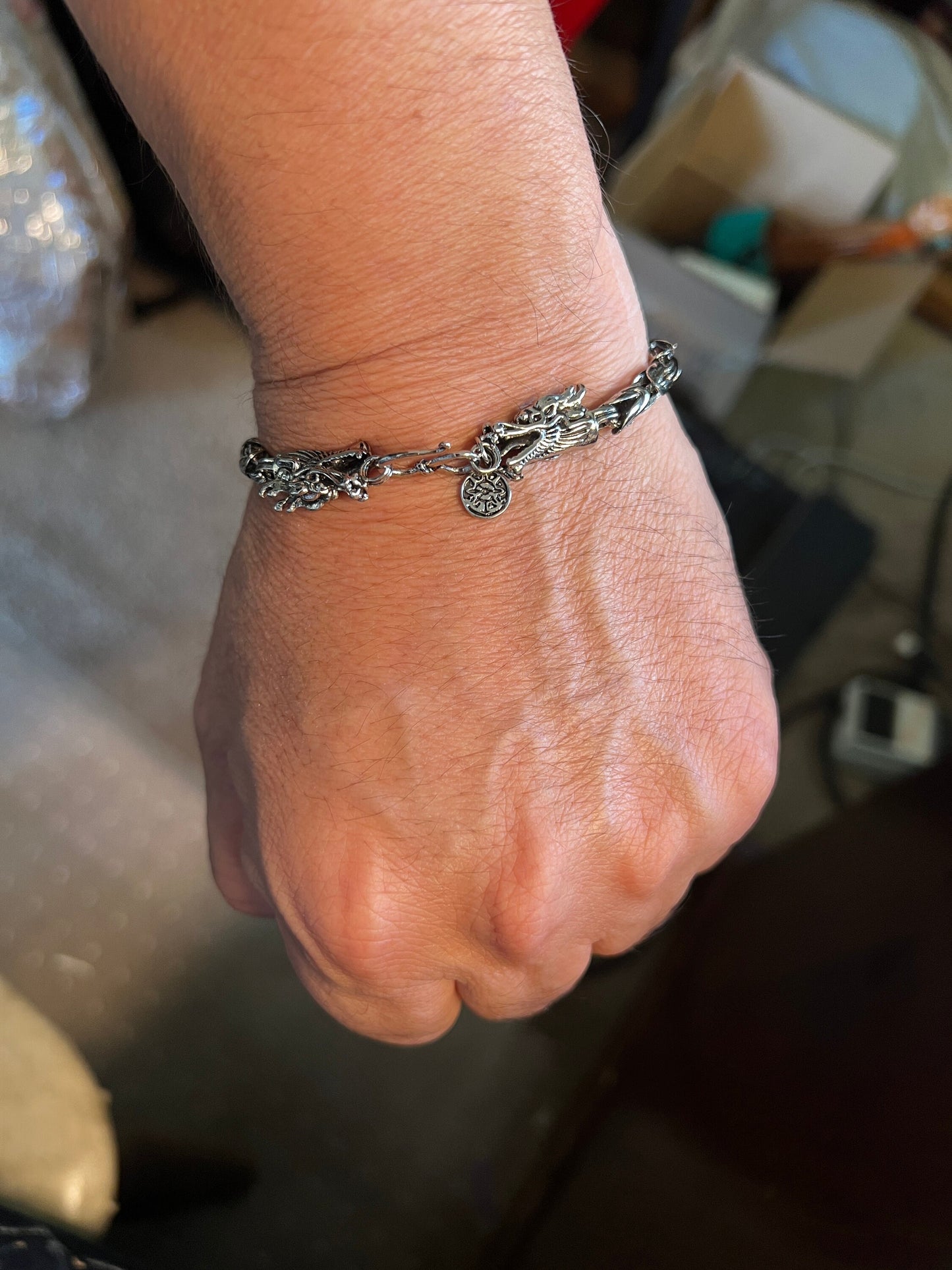 Quetzalcoatl Aztec Plumbed Serpent Bracelet, Kukulkan Mayan Feathered Serpent, Dragon, Ollin bracelets, (#9)