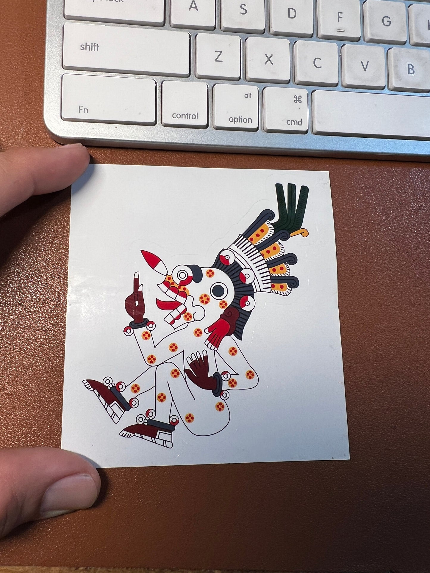 Vinyl Decal, Mictlantecuhtli, Lord of the World of the Dead, cutout sticker, Aztec, Mexica, Mexico (#10)