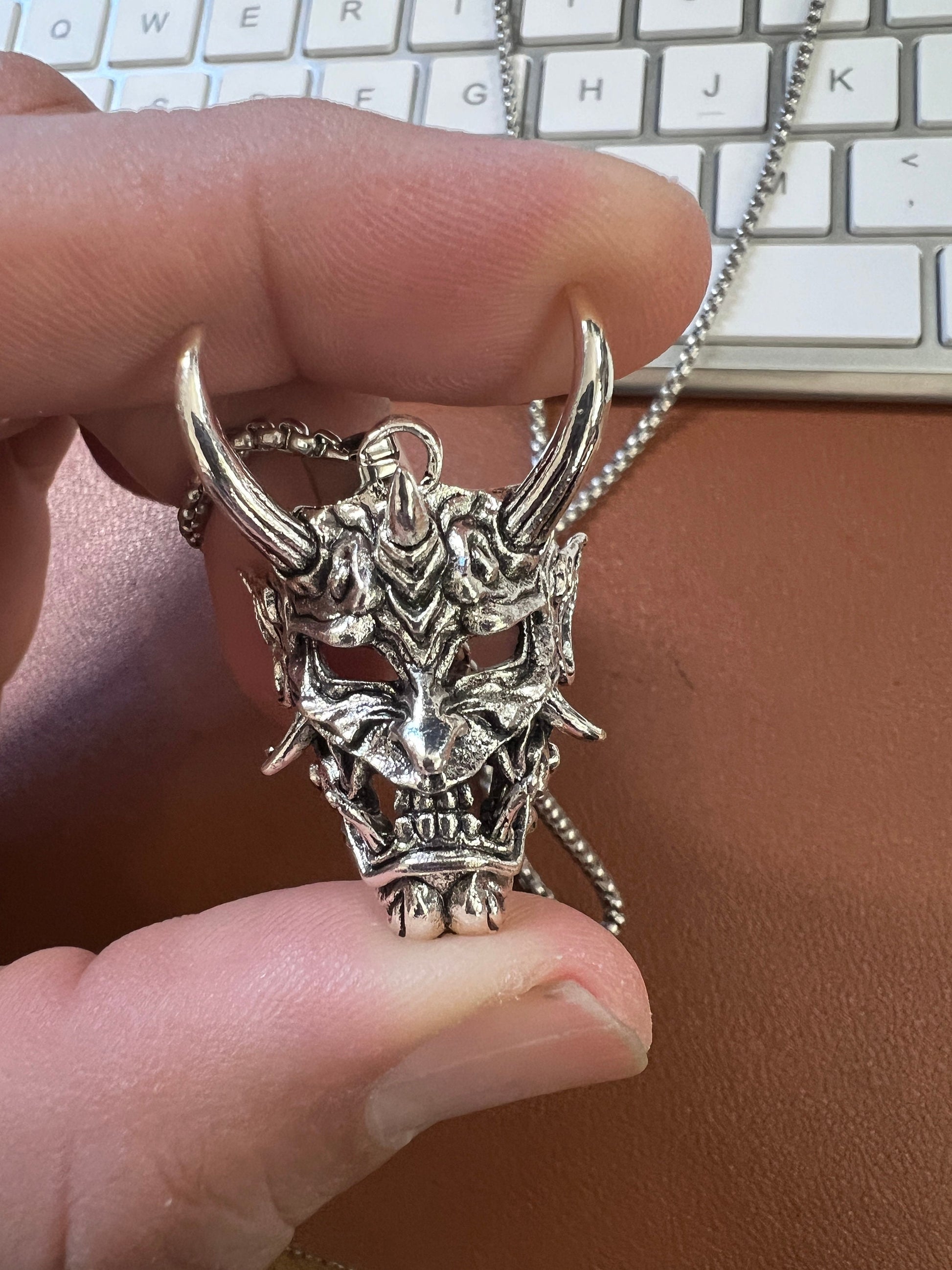 Devil Pendant, Satan Necklace, Lucifer Pendants, Metal Alloy, 666, Number of the Beast, Satanic, Satanism, Evil, Pagan, Jewelry (#9)
