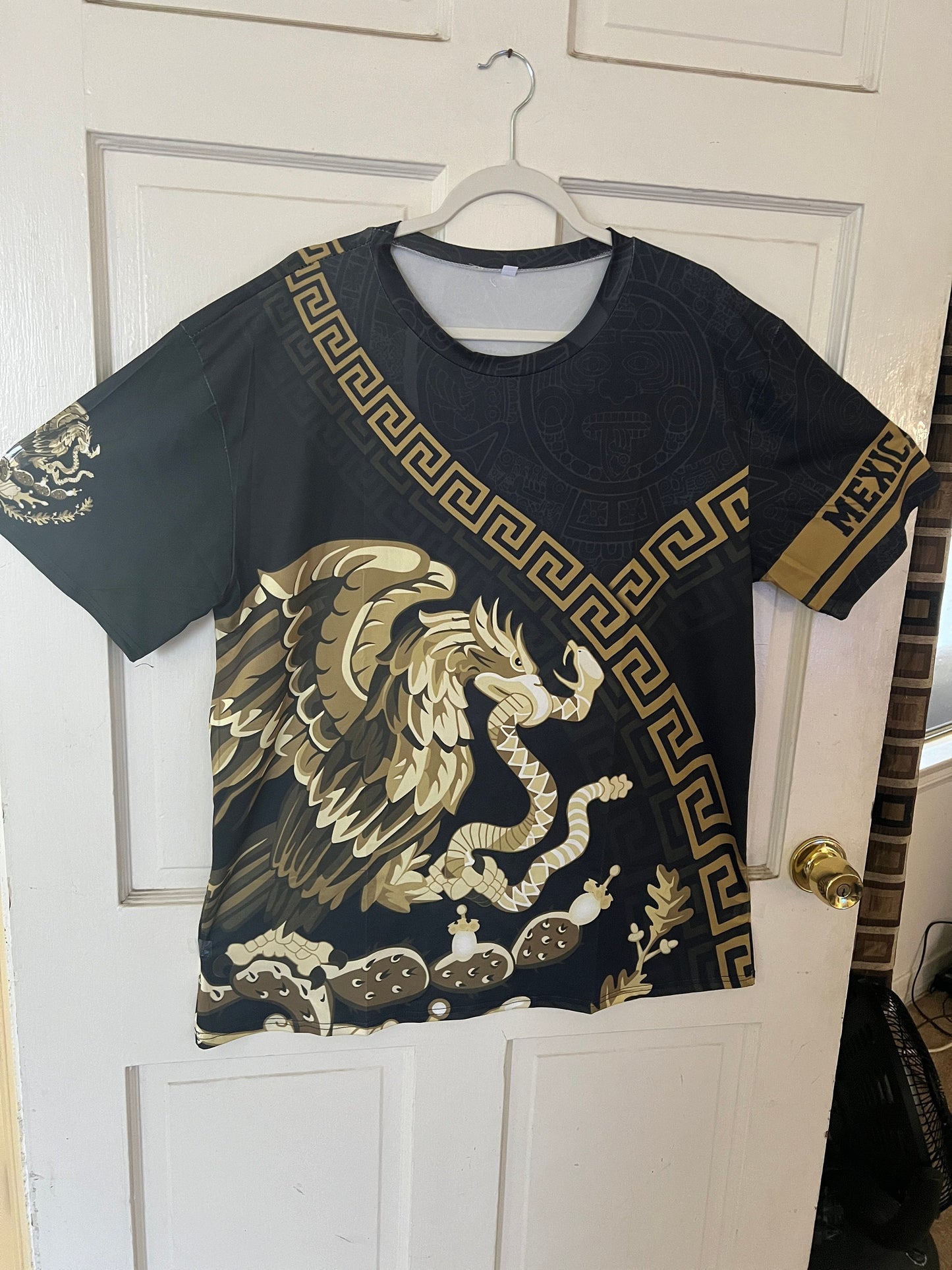 Mexico Shirt with Mexica Tribe Arm Logo, Silky Smooth, T-shirt, Ts Eagle Snake Cactus Foundation Greka Design