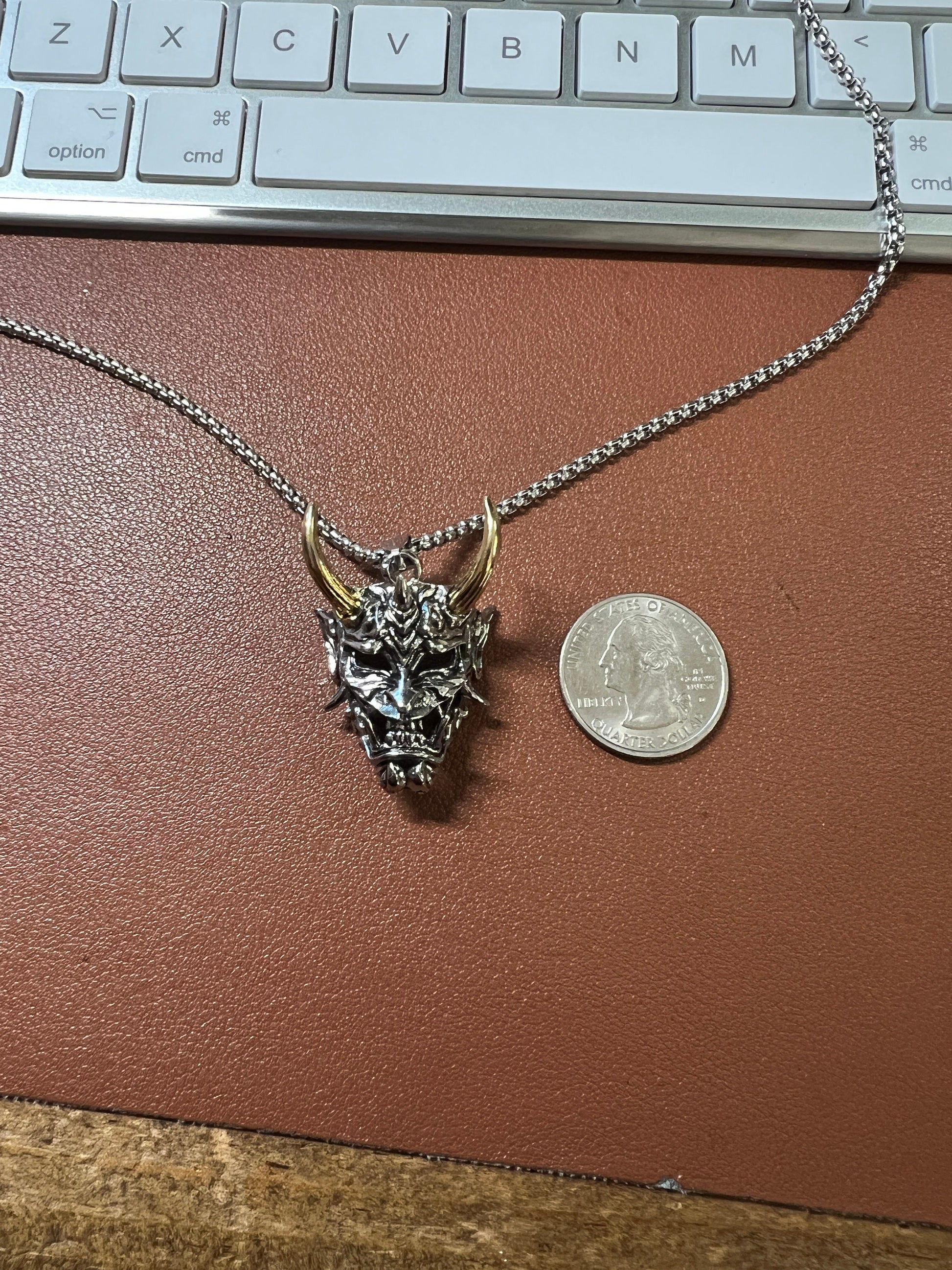 Devil Pendant, Satan Necklace, Lucifer Pendants, Metal Alloy, 666, Number of the Beast, Satanic, Satanism, Evil, Pagan, Jewelry (#9)