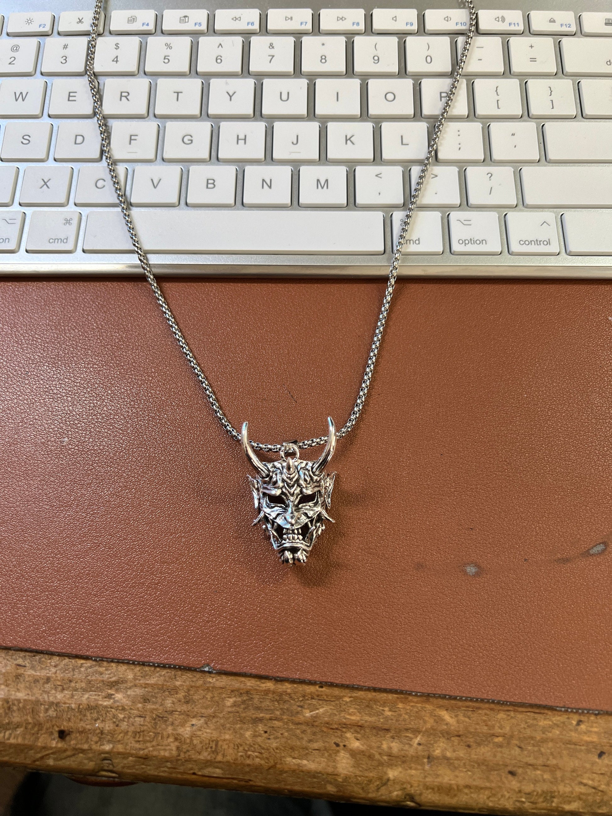 Devil Pendant, Satan Necklace, Lucifer Pendants, Metal Alloy, 666, Number of the Beast, Satanic, Satanism, Evil, Pagan, Jewelry (#9)