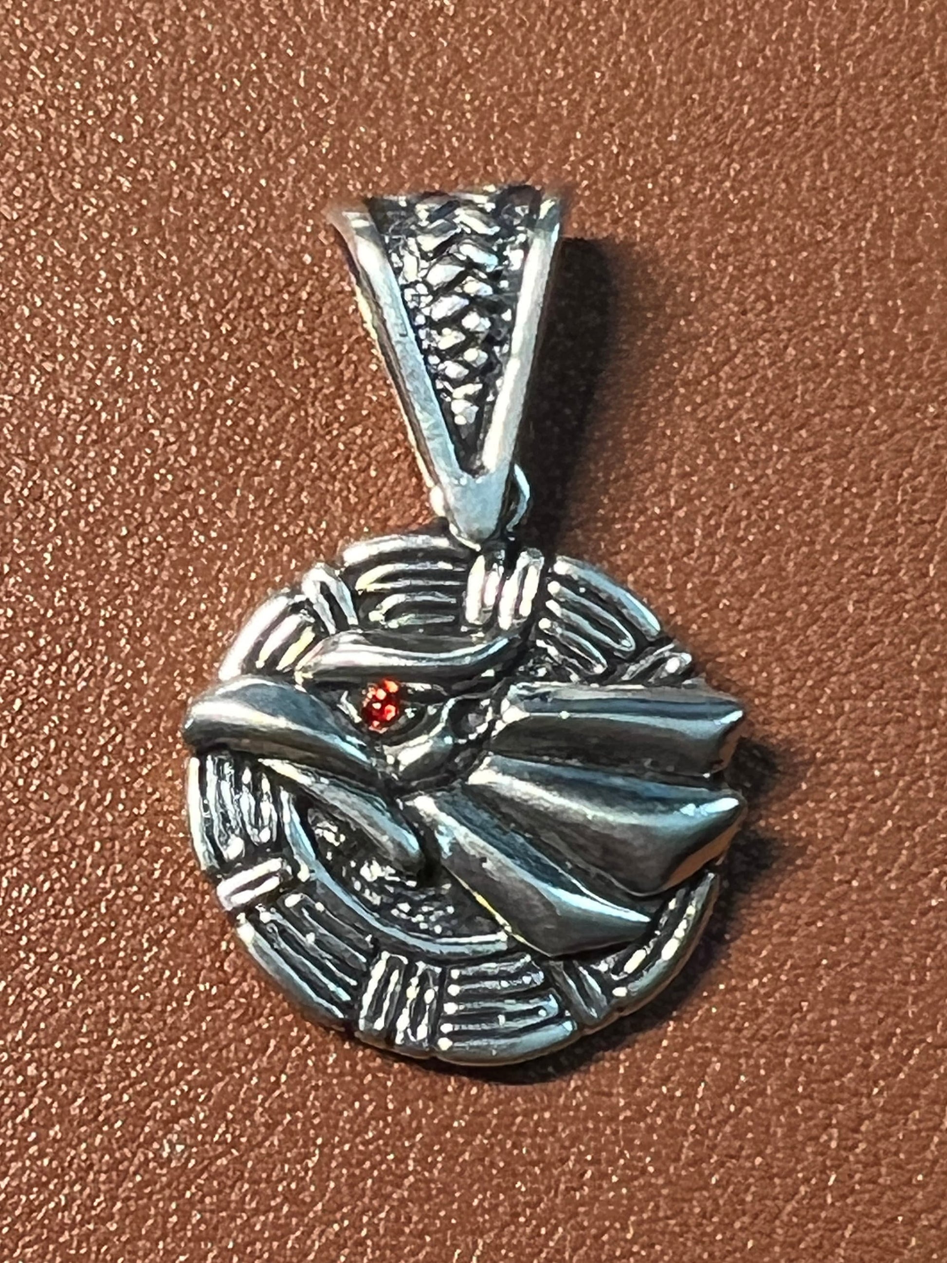 Sterling Silver Hecho En Mexico Eagle Pendant, 925, Made in Mexico Aguila, Symbol, Azteca, Mexica, Tenochtitlan, Indigenous #7