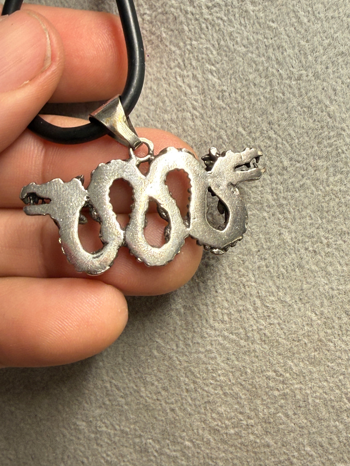 The Aztec Double-Headed Serpent (Maquizcoatl), Quetzalcoatl, Charm 925 (Xb6)