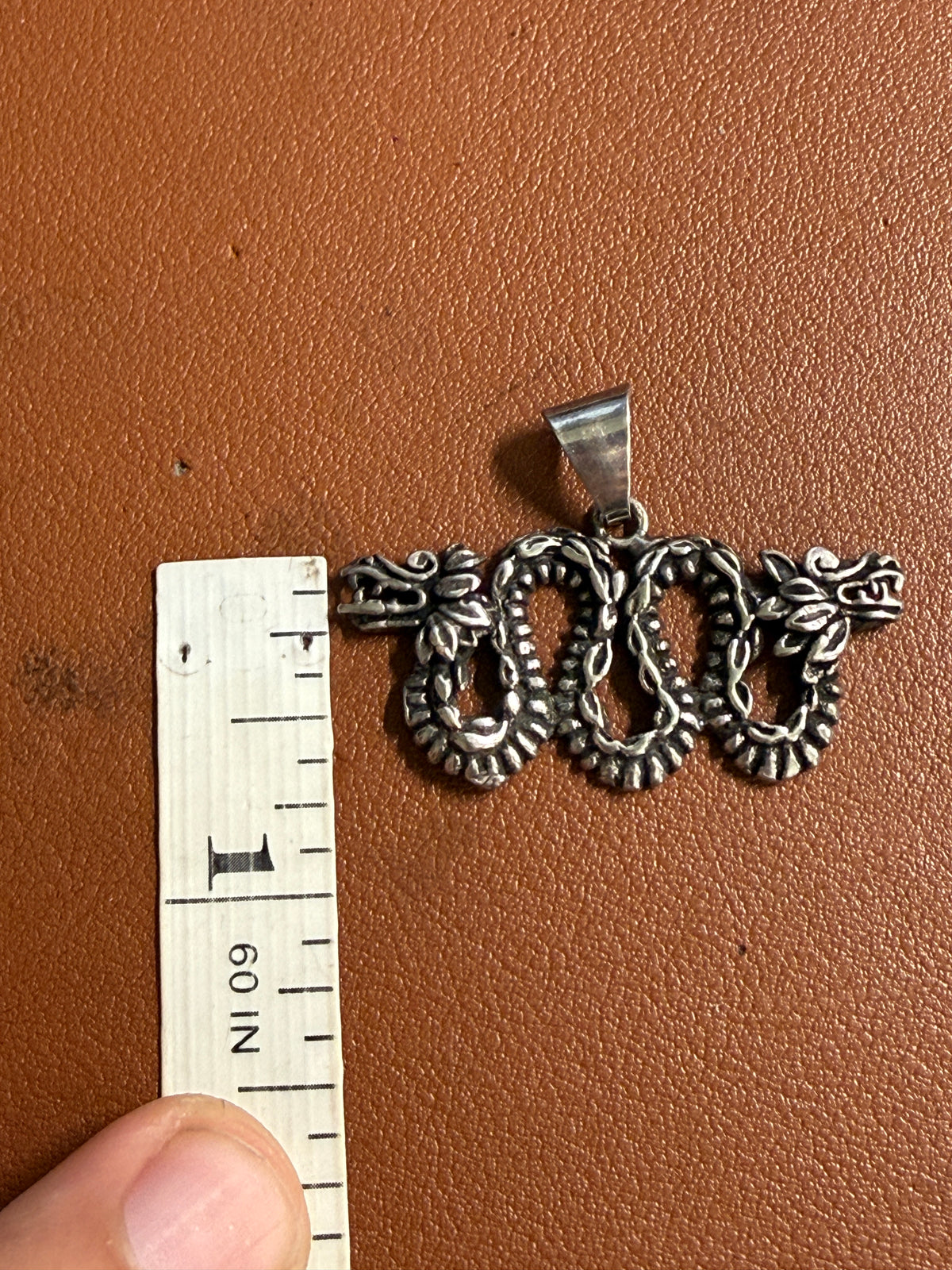 The Aztec Double-Headed Serpent (Maquizcoatl), Quetzalcoatl, Charm 925 (Xb6)