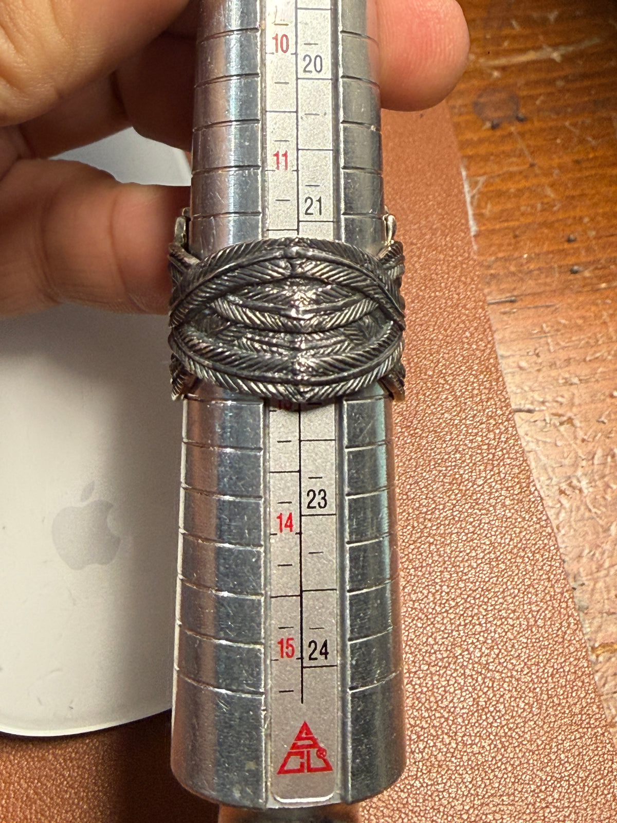 Cuauhtemoc Ring, Aztec Emperor, Tonatiuh, Headdress Design, Sz 13, 925 (Xb8)