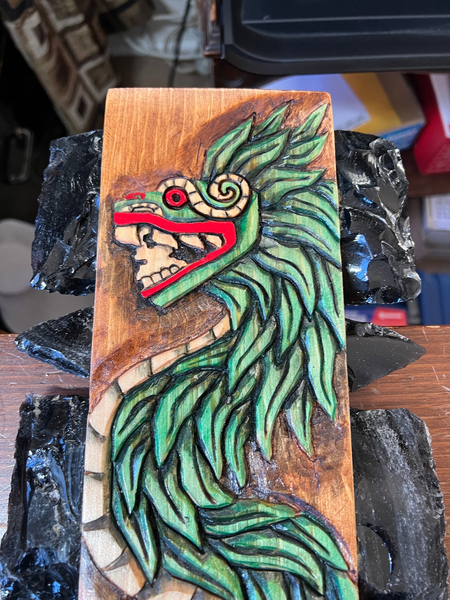 Macuahuitl Aztec Quetzalcoatl, Feathered Serpent, Mexican Dragon, Ancient Mexico