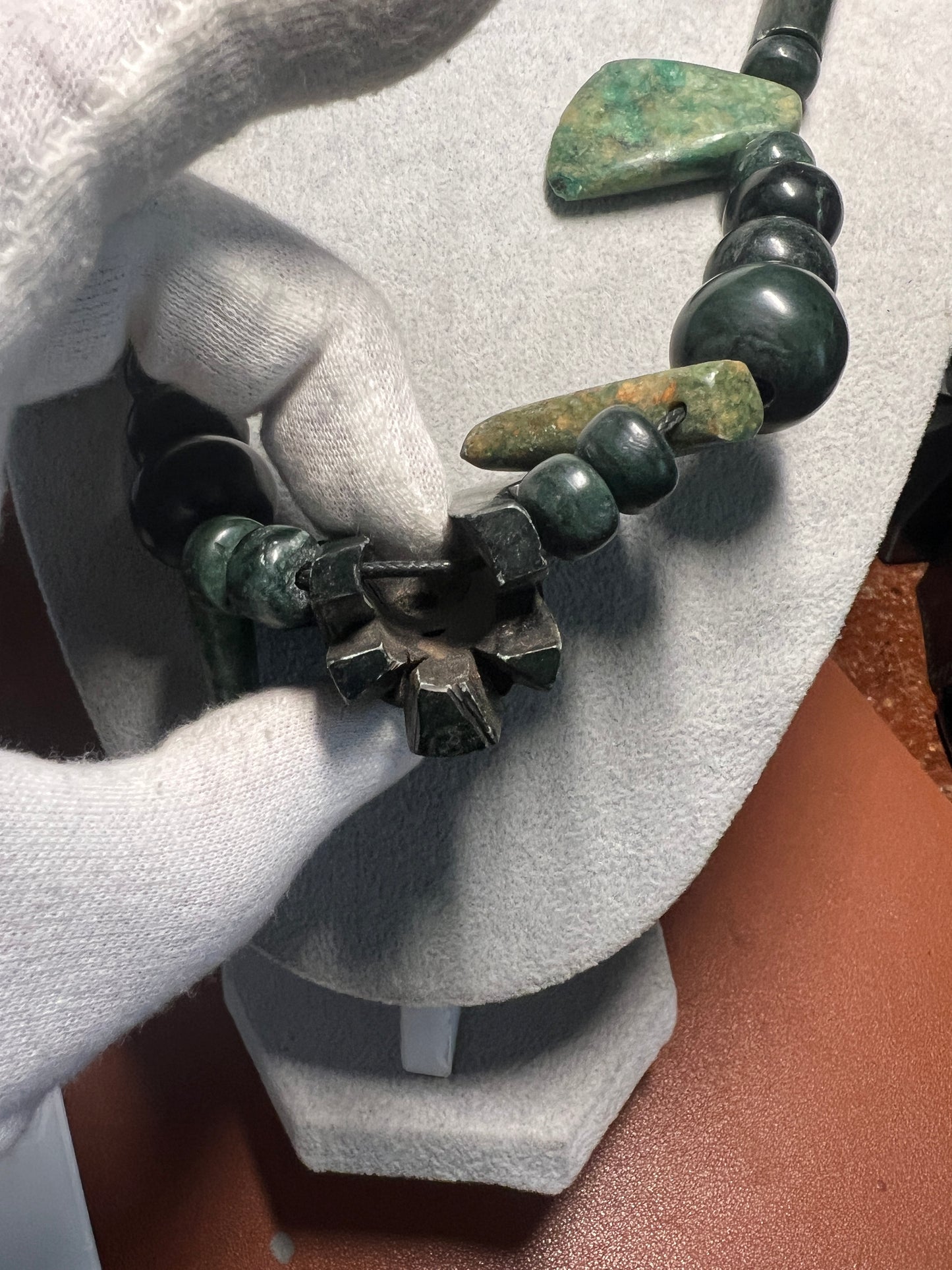 Tlaloc Aztec Rain God Necklace Pendant Guatemalan Jade, Mexica, Indigenous, Azteca, Mexican (#13)