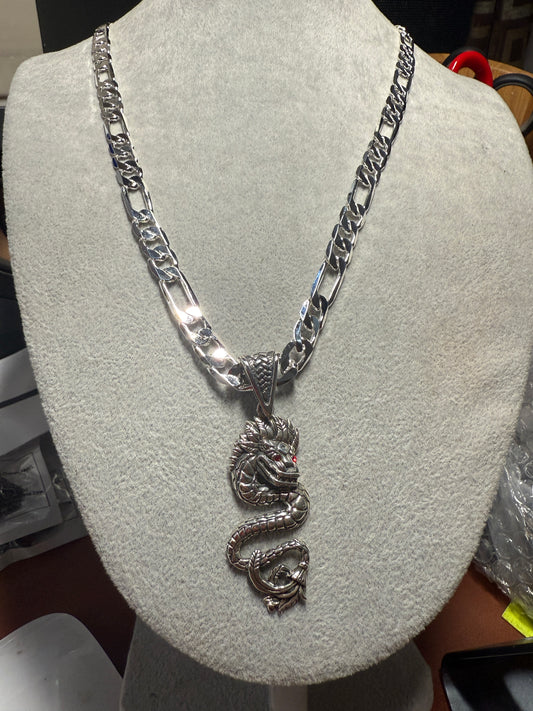 Quetzalcoatl or Kukulkan, Aztec or Mayan Serpent, Sterling Silver Pendant, Mexica Jewelry, Indigenous, Mexican, Handmade (#10)