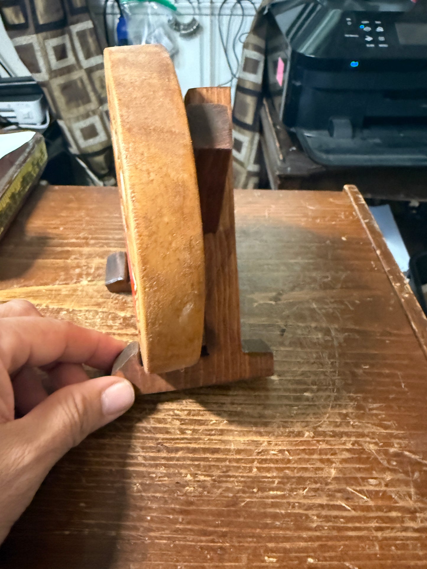 Aztec Mictlantecuhtli plaque wooden carving, Mexica, Mexico, Mexican, Handmade