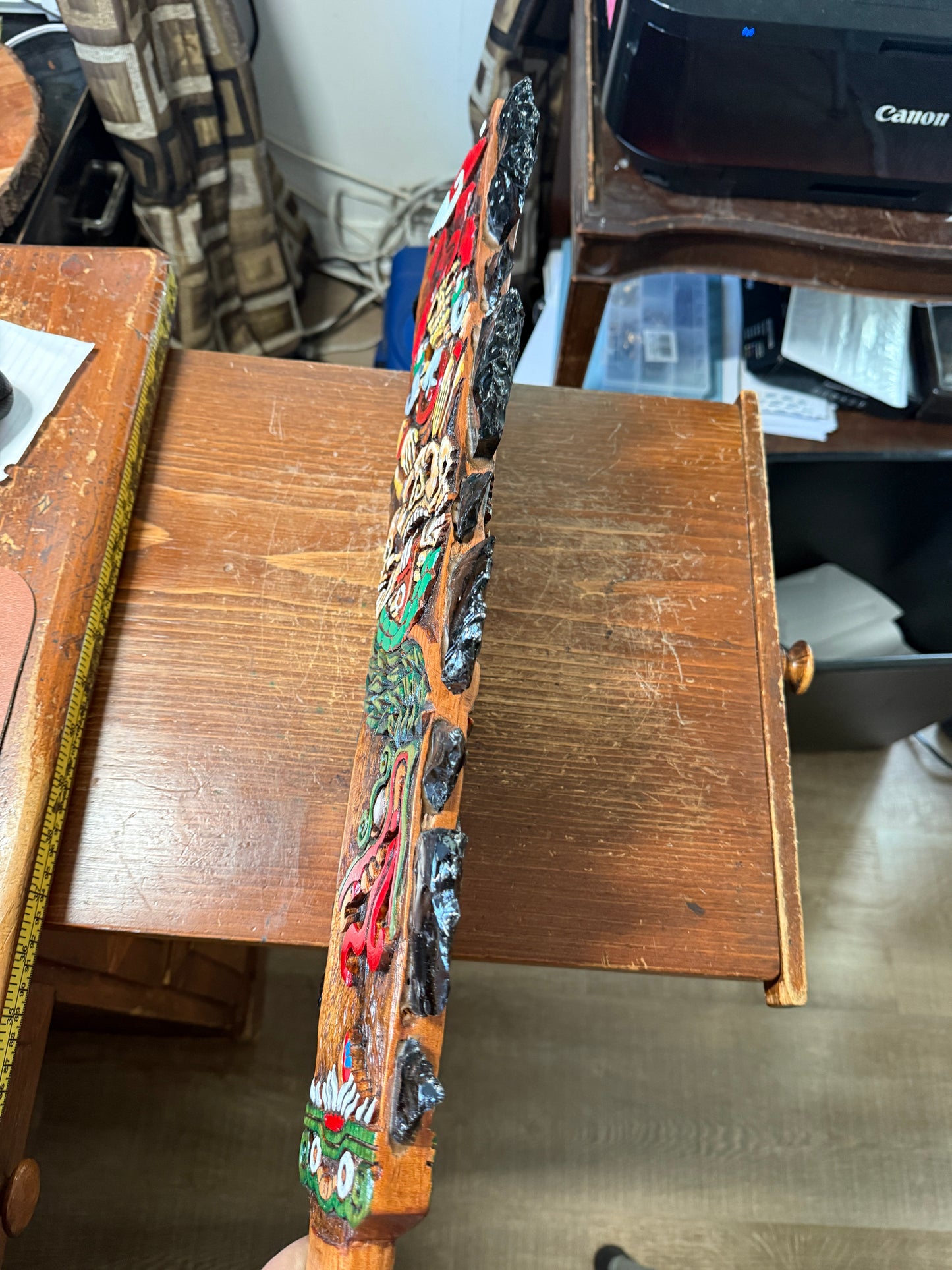 Aztec Macuahuitl Mictlantecuhlti, Quetzalcoatl, Kukulkan, Mexican War Sword Club