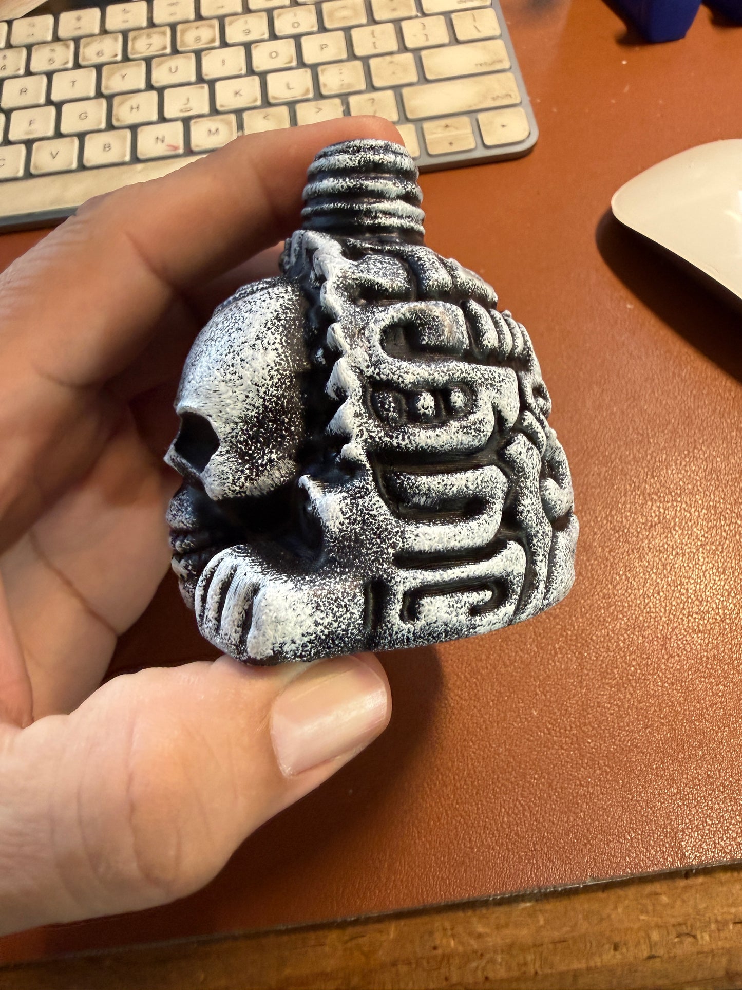 Mictlantecuhtli Aztec Death Whistle By Mexica Tribe of Mexico Loudest Authentic