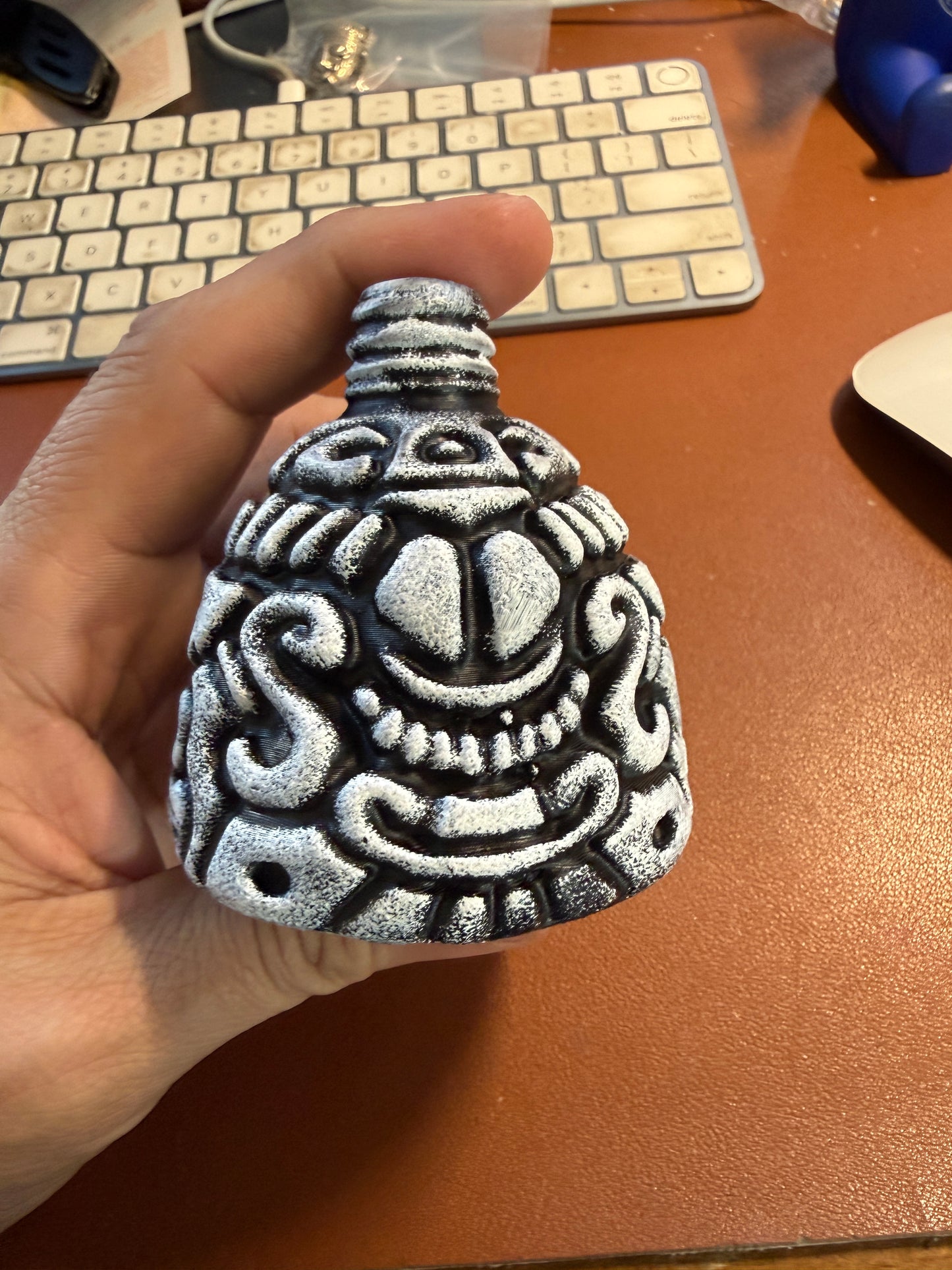 Mictlantecuhtli Aztec Death Whistle By Mexica Tribe of Mexico Loudest Authentic