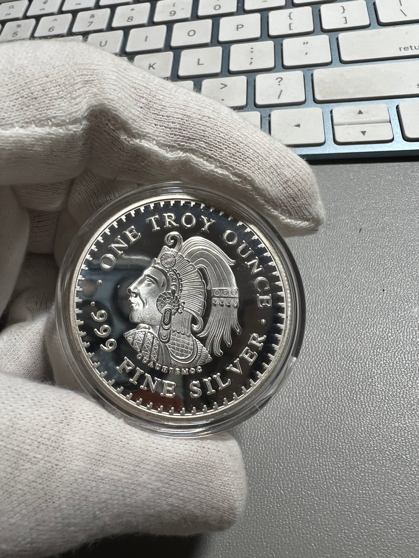 Mexico Coin One Troy Ounce 999 Fine Silver Replica America Medal Commemorative Badge Non-currency (#2)