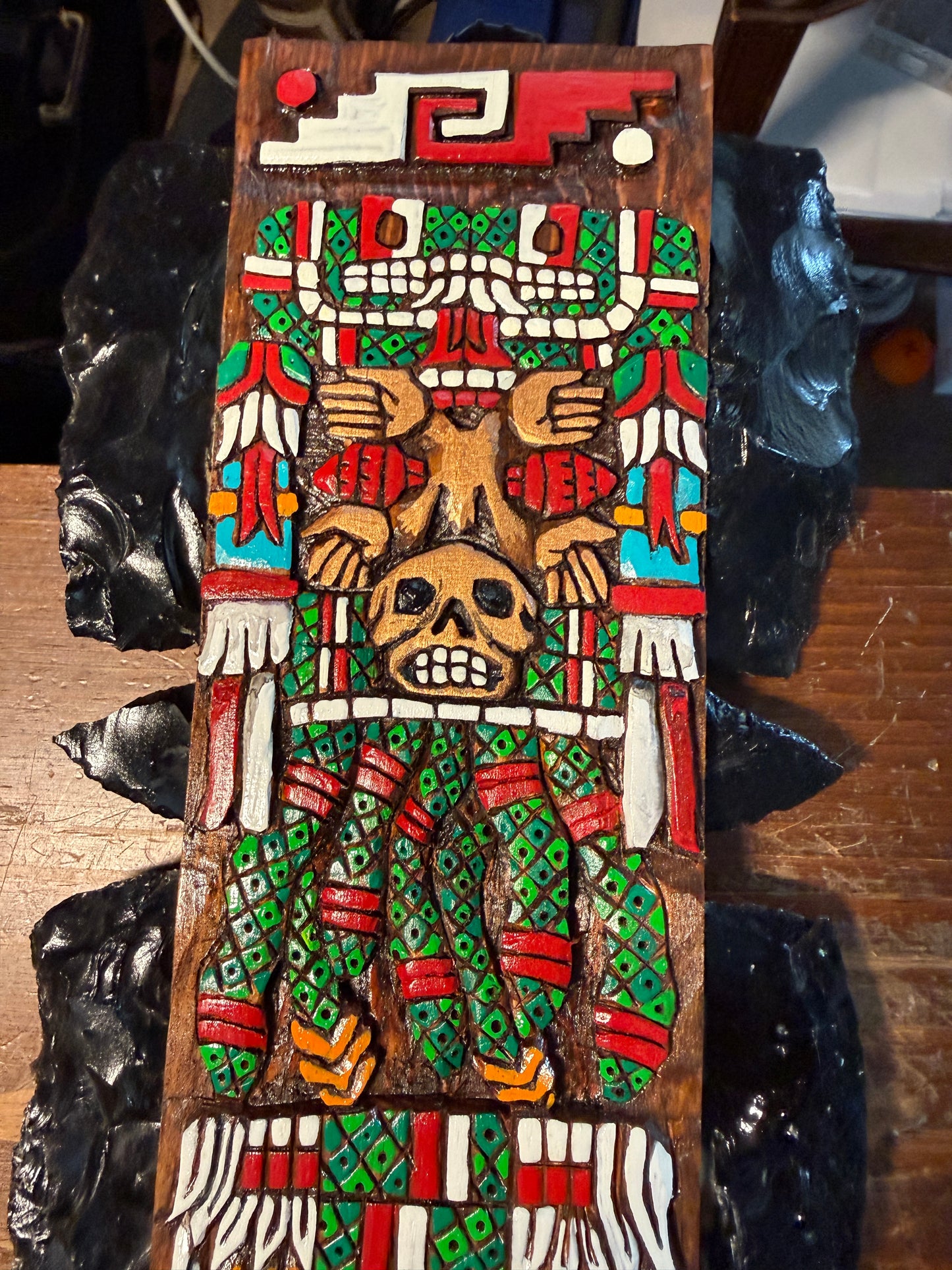 Aztec Macuahuitl Coatlicue, Serpent Skirt, Godess Azteca, Sword Club, Mexico