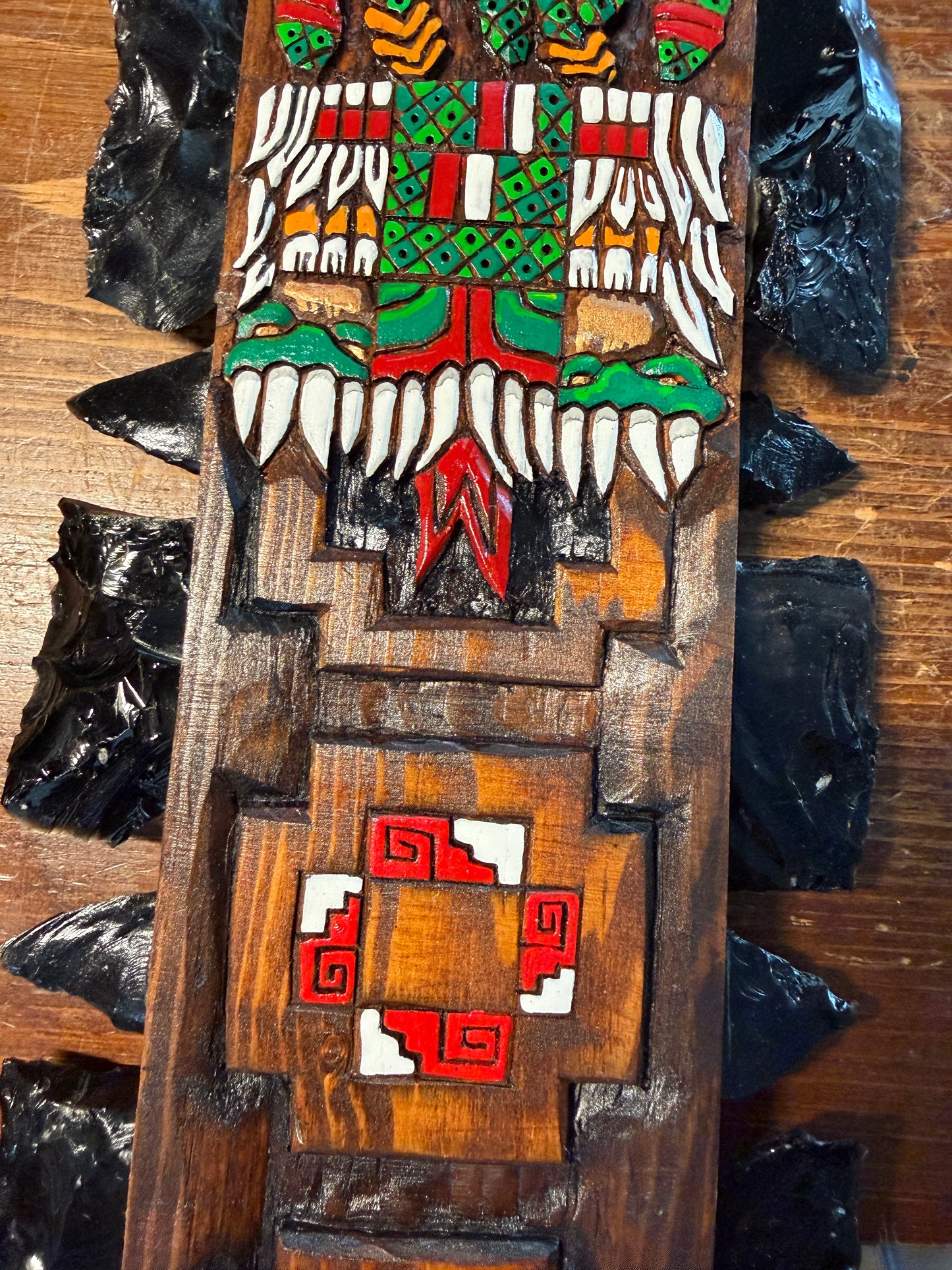 Aztec Macuahuitl Coatlicue, Serpent Skirt, Godess Azteca, Sword Club, Mexico