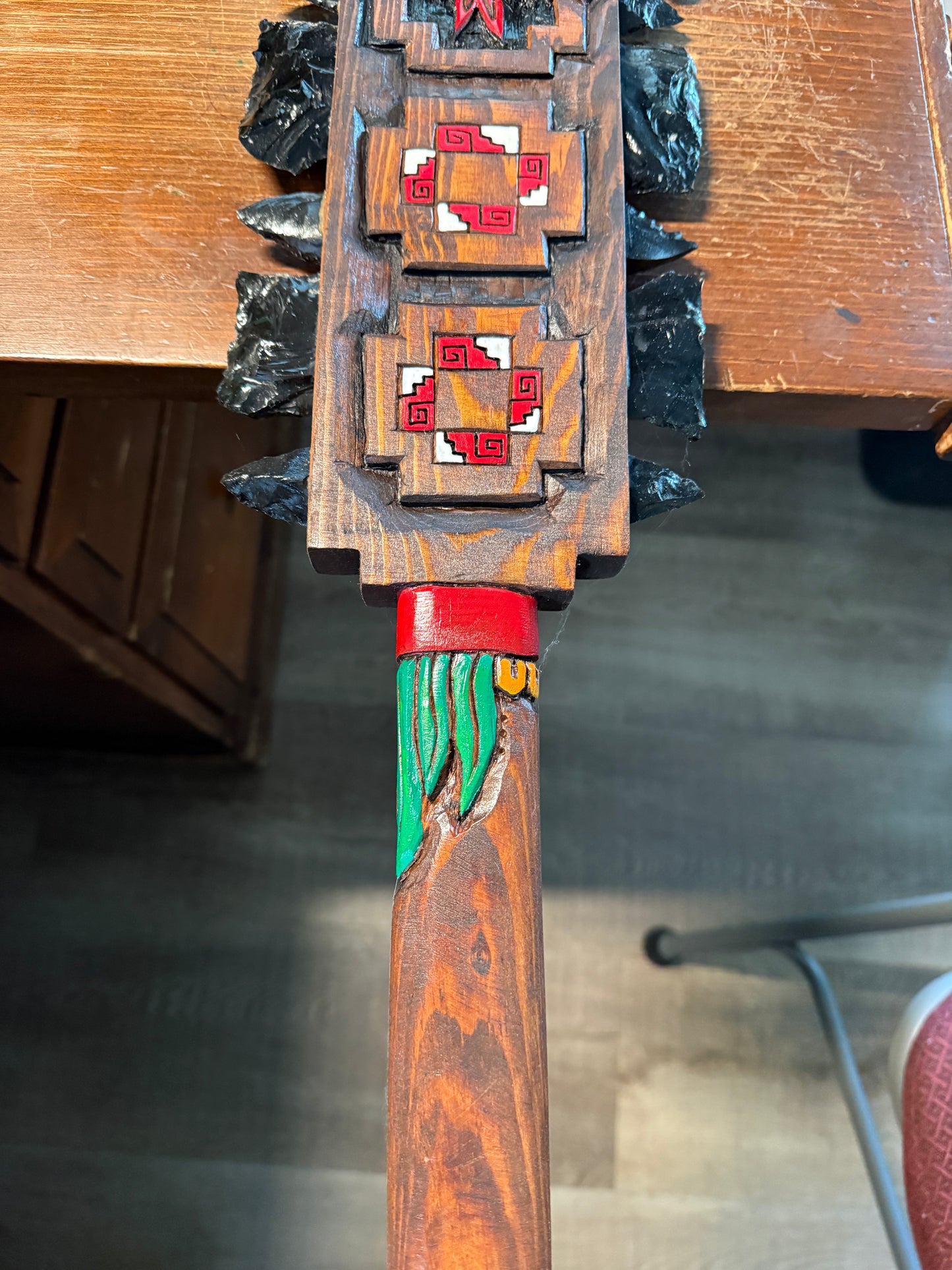 Aztec Macuahuitl Coatlicue, Serpent Skirt, Godess Azteca, Sword Club, Mexico