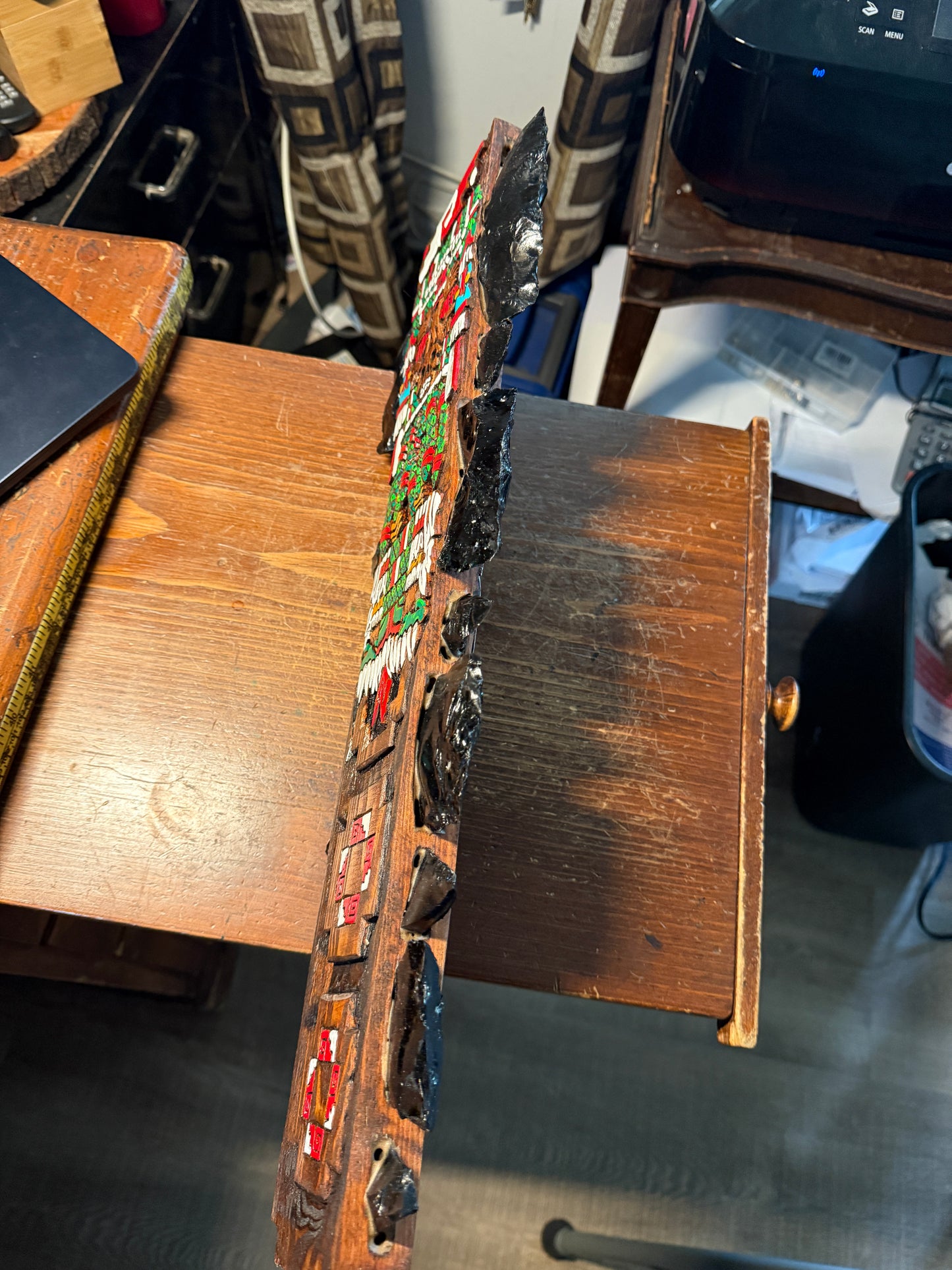 Aztec Macuahuitl Coatlicue, Serpent Skirt, Godess Azteca, Sword Club, Mexico