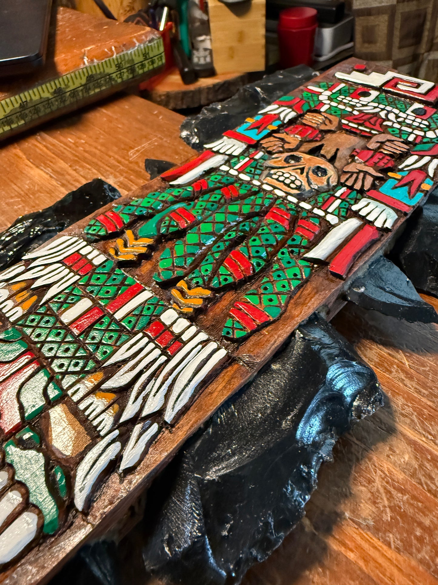 Aztec Macuahuitl Coatlicue, Serpent Skirt, Godess Azteca, Sword Club, Mexico