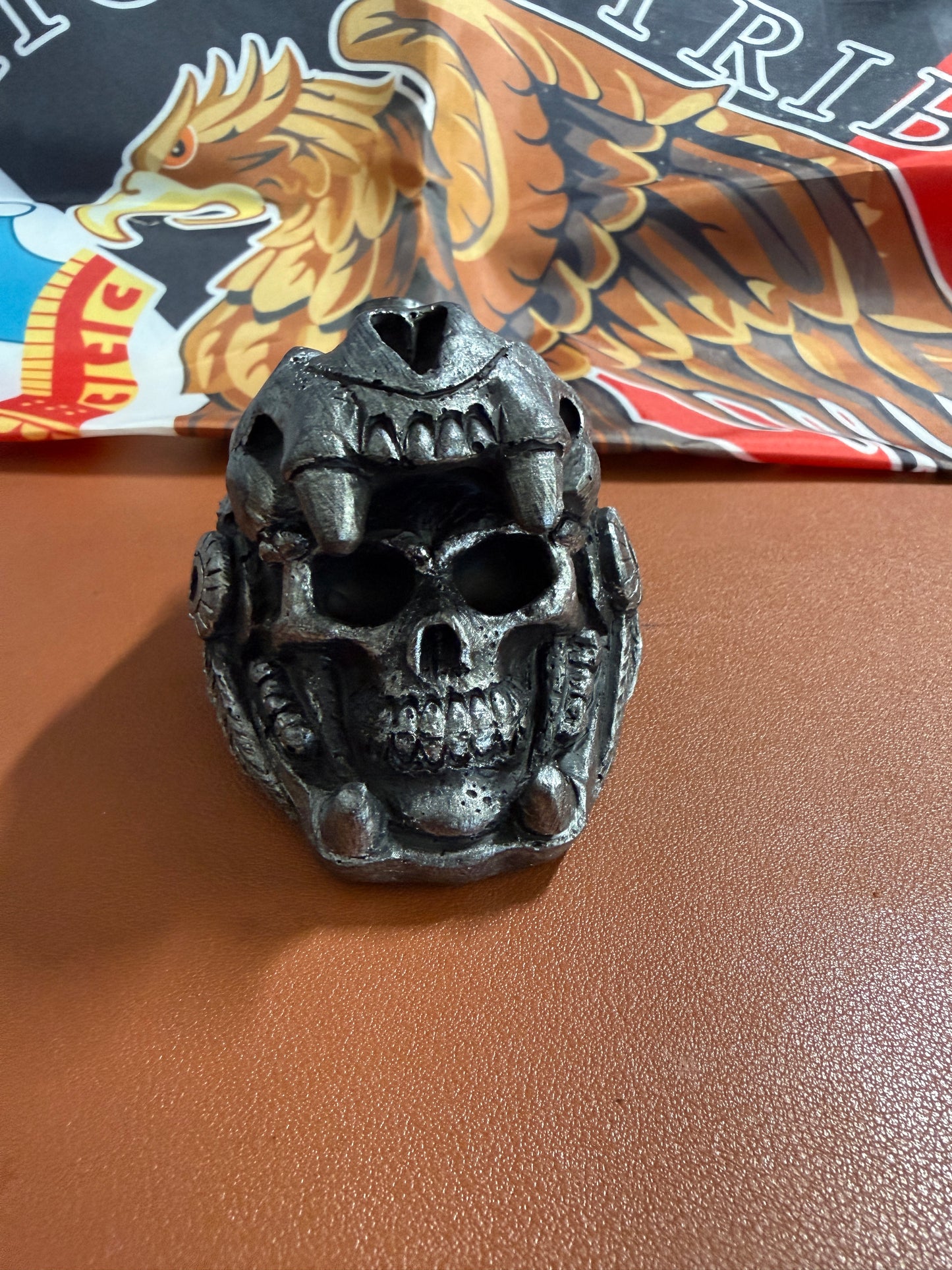 Quetzalcoatl Aztec Death Whistle Mayan Kukulkan War Whistle, Human Screams Clay